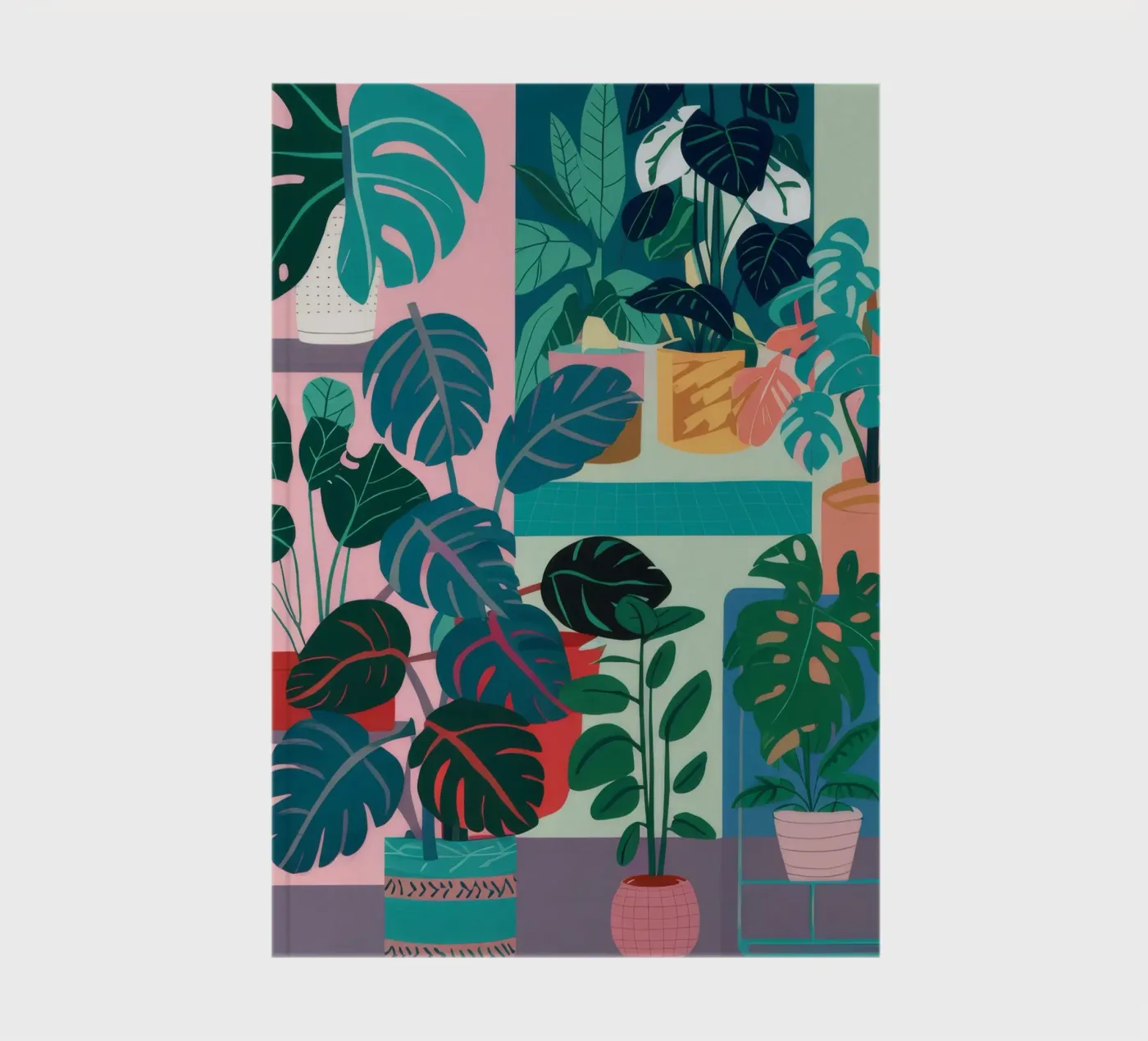 Monstera Leaf Study notebook by Paez Harmony