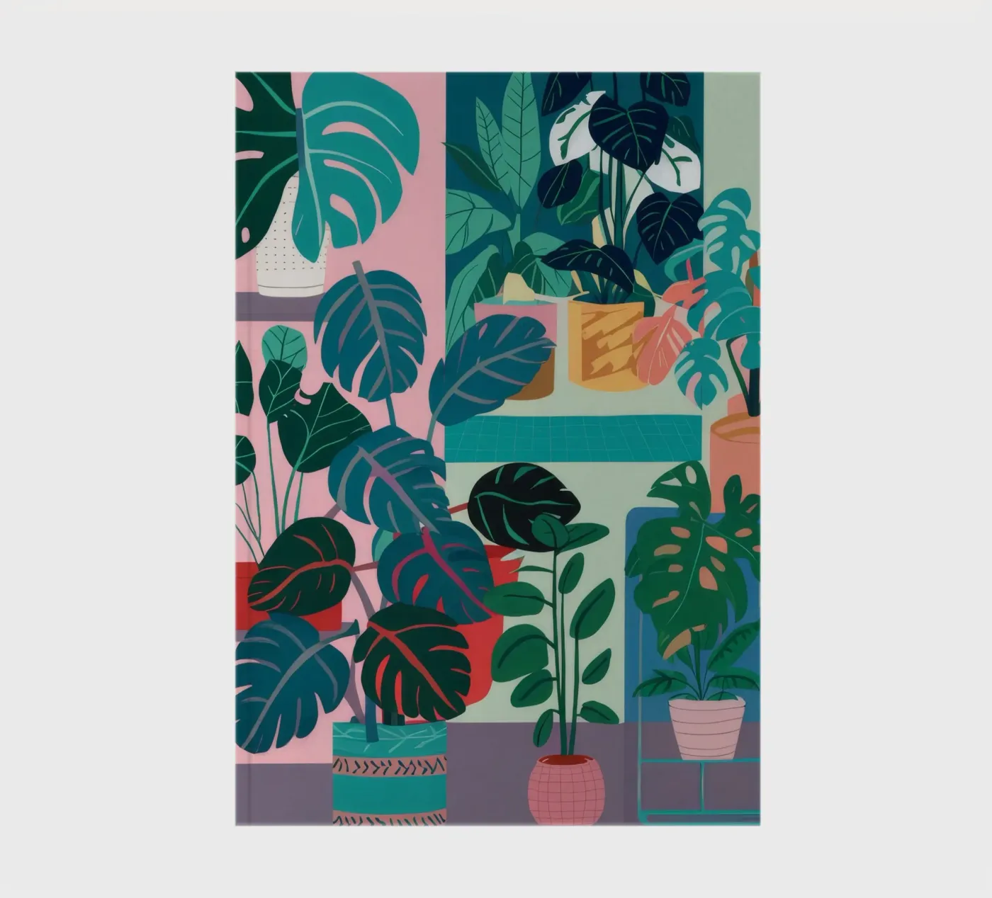 Monstera Leaf Study notebook by Paez Harmony