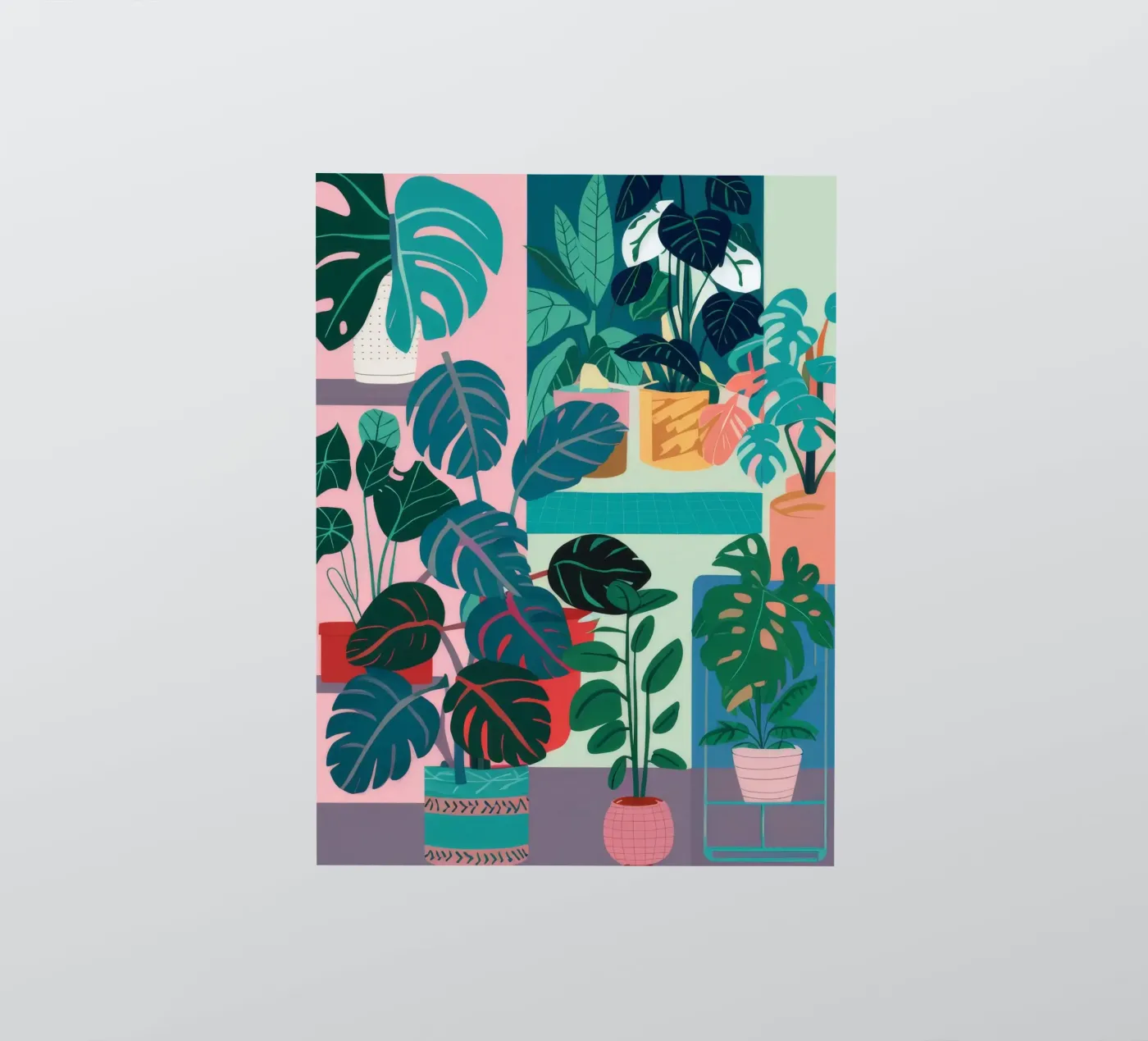 Monstera Leaf Study sticker by Paez Harmony