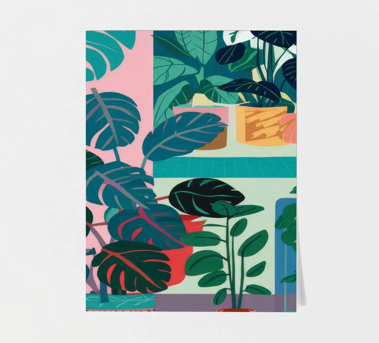 Monstera Leaf Study sticker sheet by Paez Harmony
