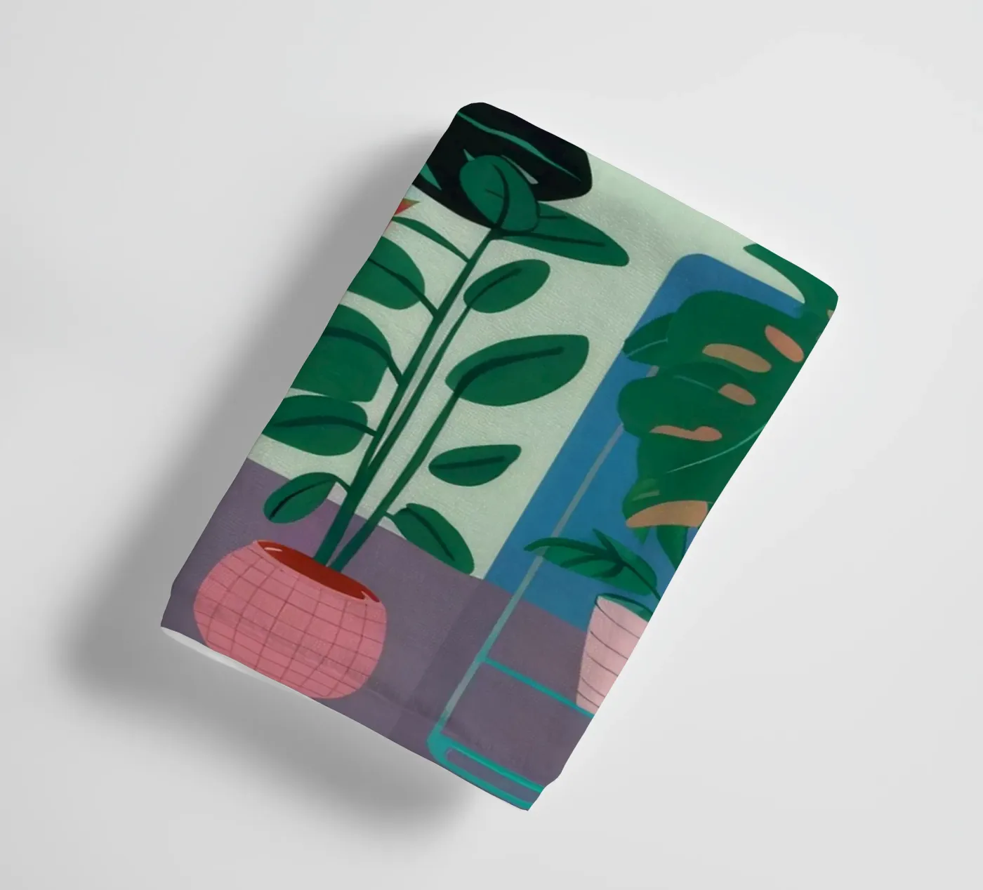 Monstera Leaf Study towel by Paez Harmony