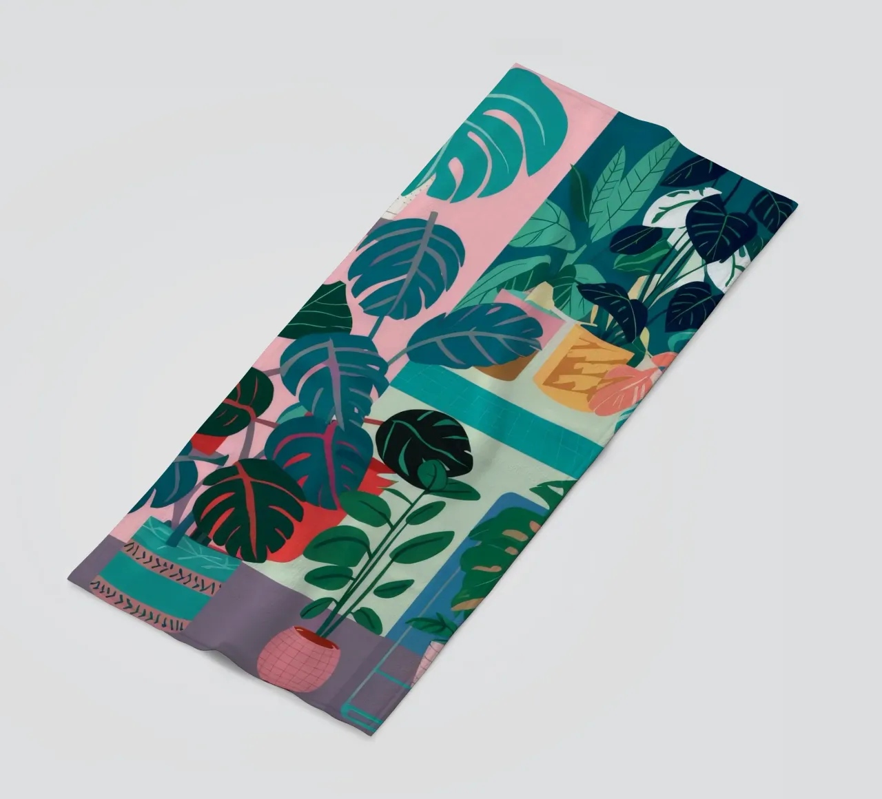 Monstera Leaf Study beach towel by Paez Harmony