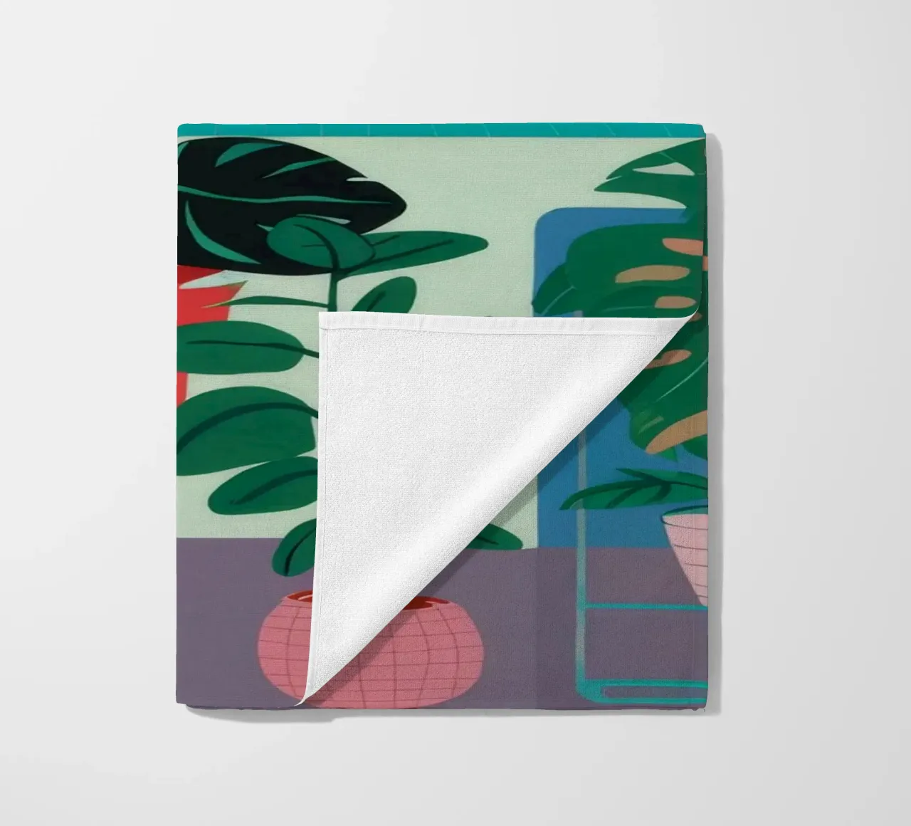 Monstera Leaf Study beach towel by Paez Harmony