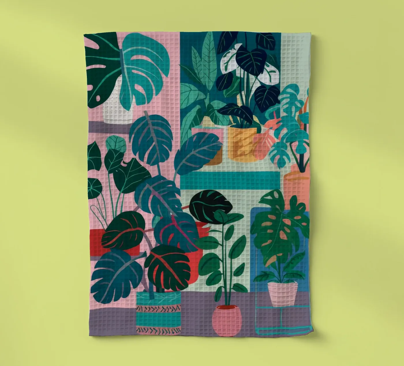 Monstera Leaf Study torchon de Paez Harmony