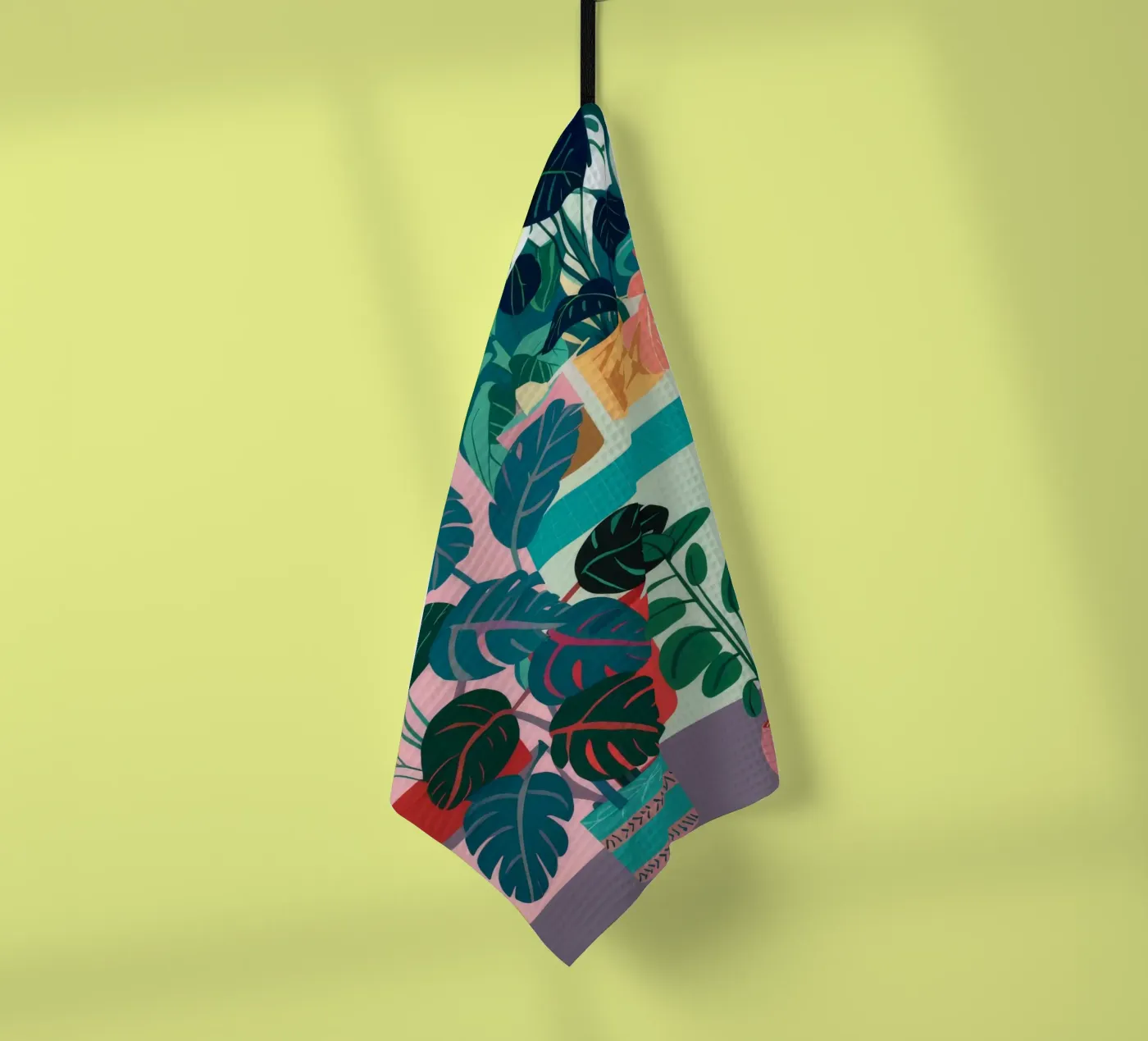 Monstera Leaf Study torchon de Paez Harmony