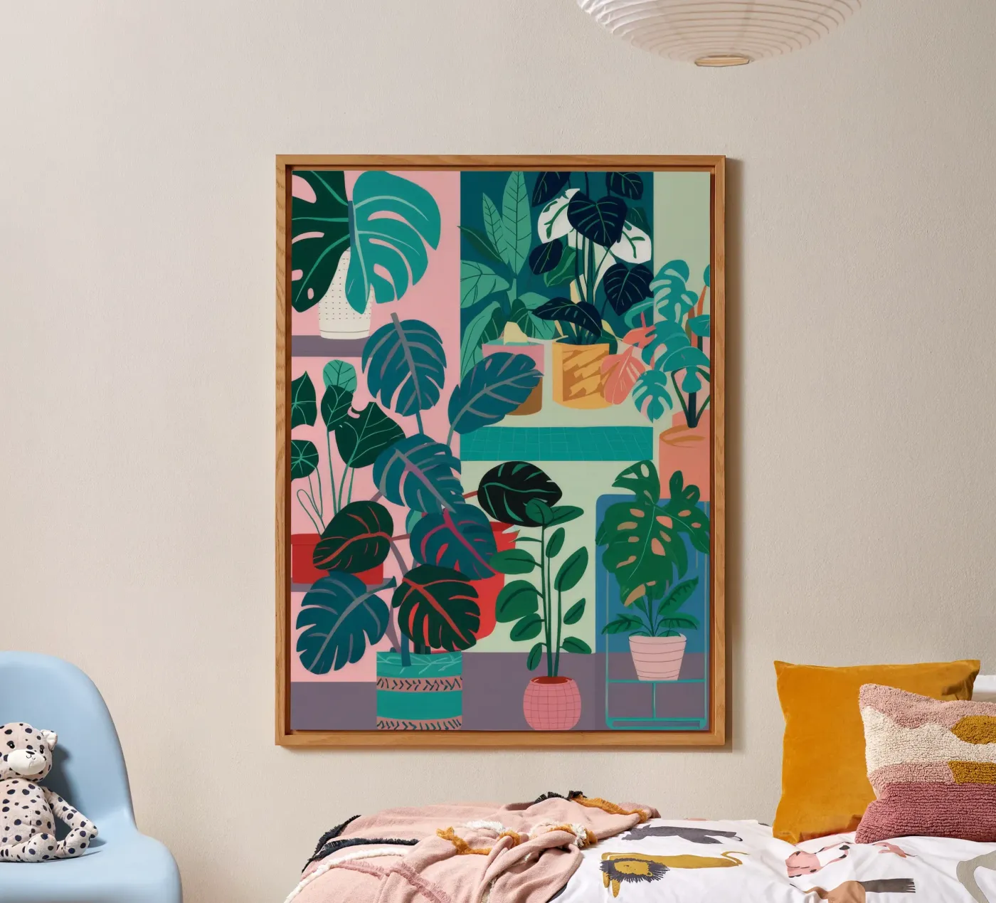 Monstera Leaf Study forex plate by Paez Harmony