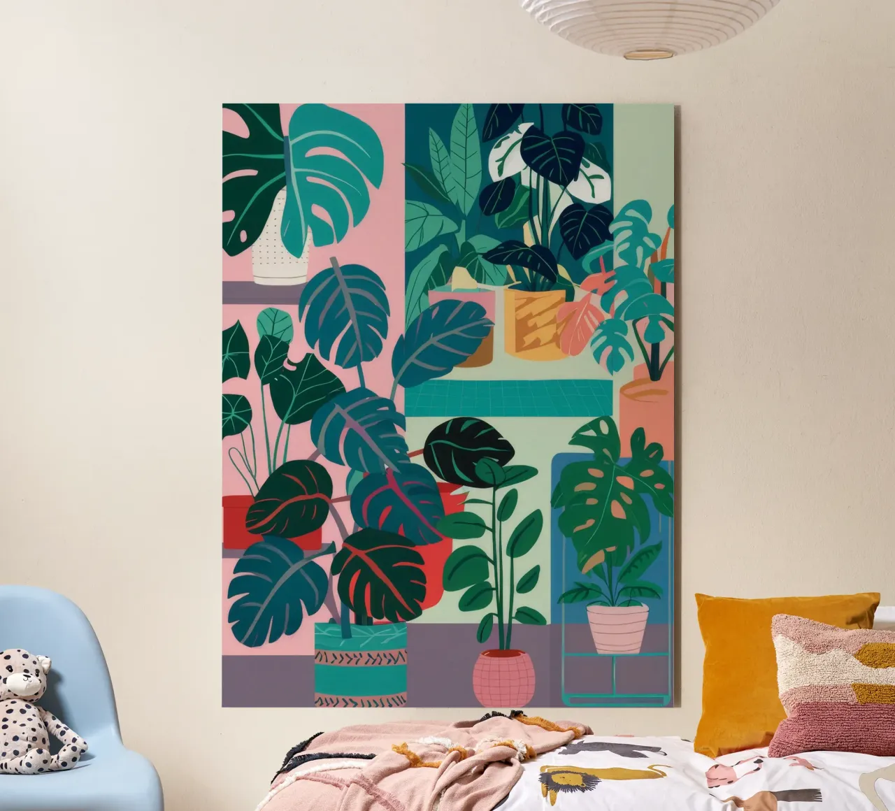 Monstera Leaf Study forex plate by Paez Harmony