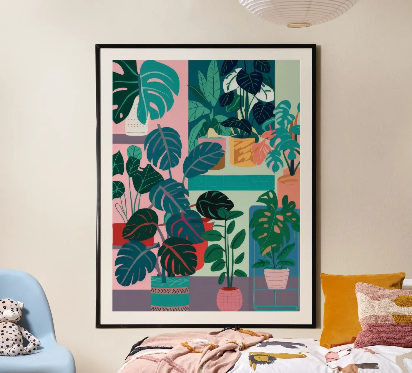 Monstera Leaf Study poster by Paez Harmony