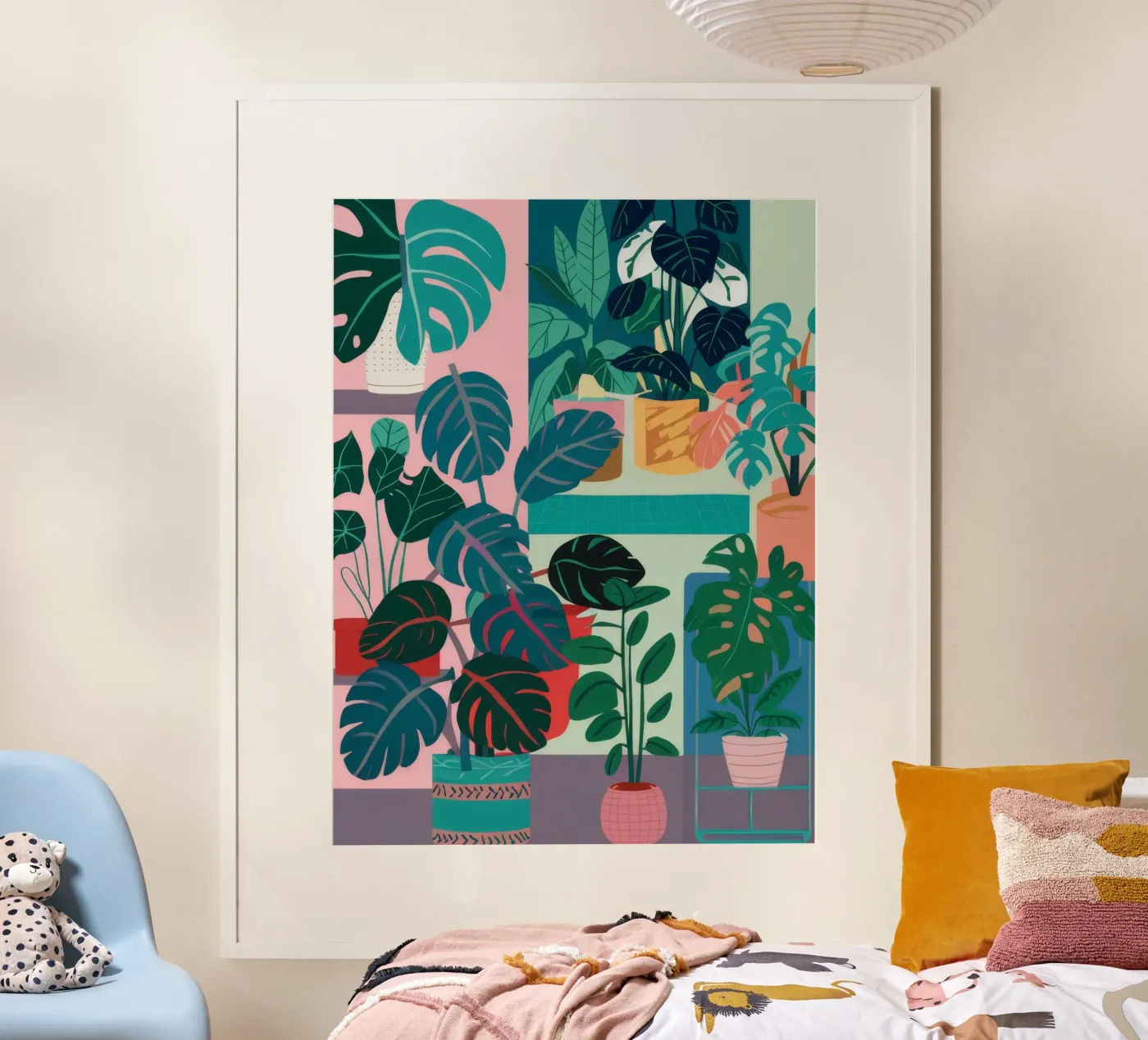 Monstera Leaf Study poster by Paez Harmony