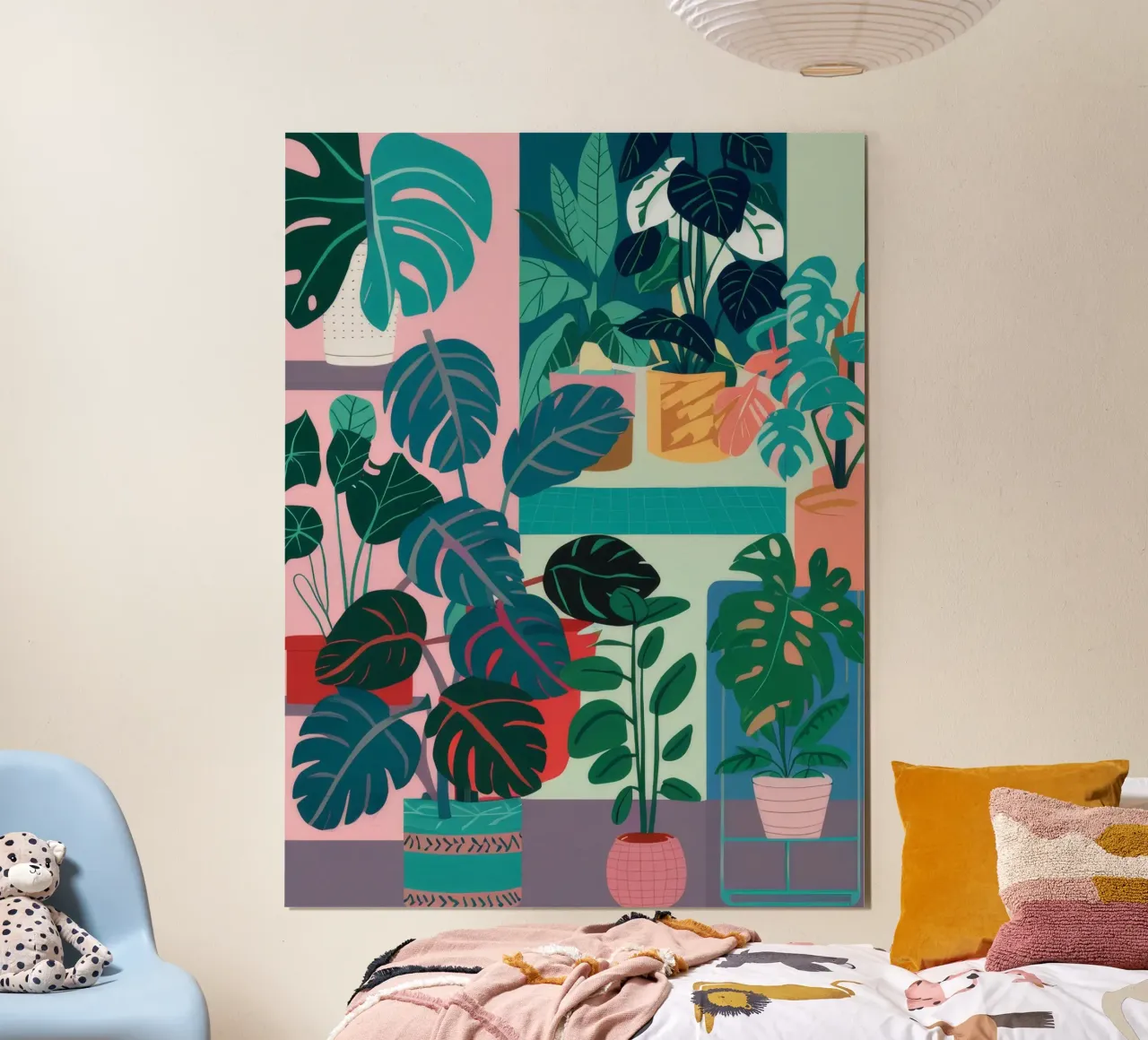 Monstera Leaf Study hahnemühle by Paez Harmony