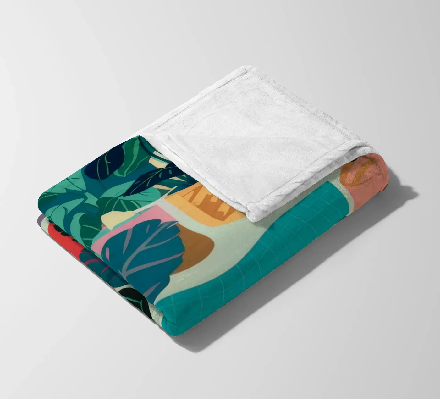 Monstera Leaf Study Fleecedecke von Paez Harmony