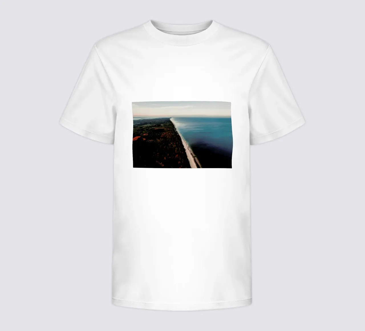 Baltic Coastline kids t-shirt by Sebastian Hilgetag