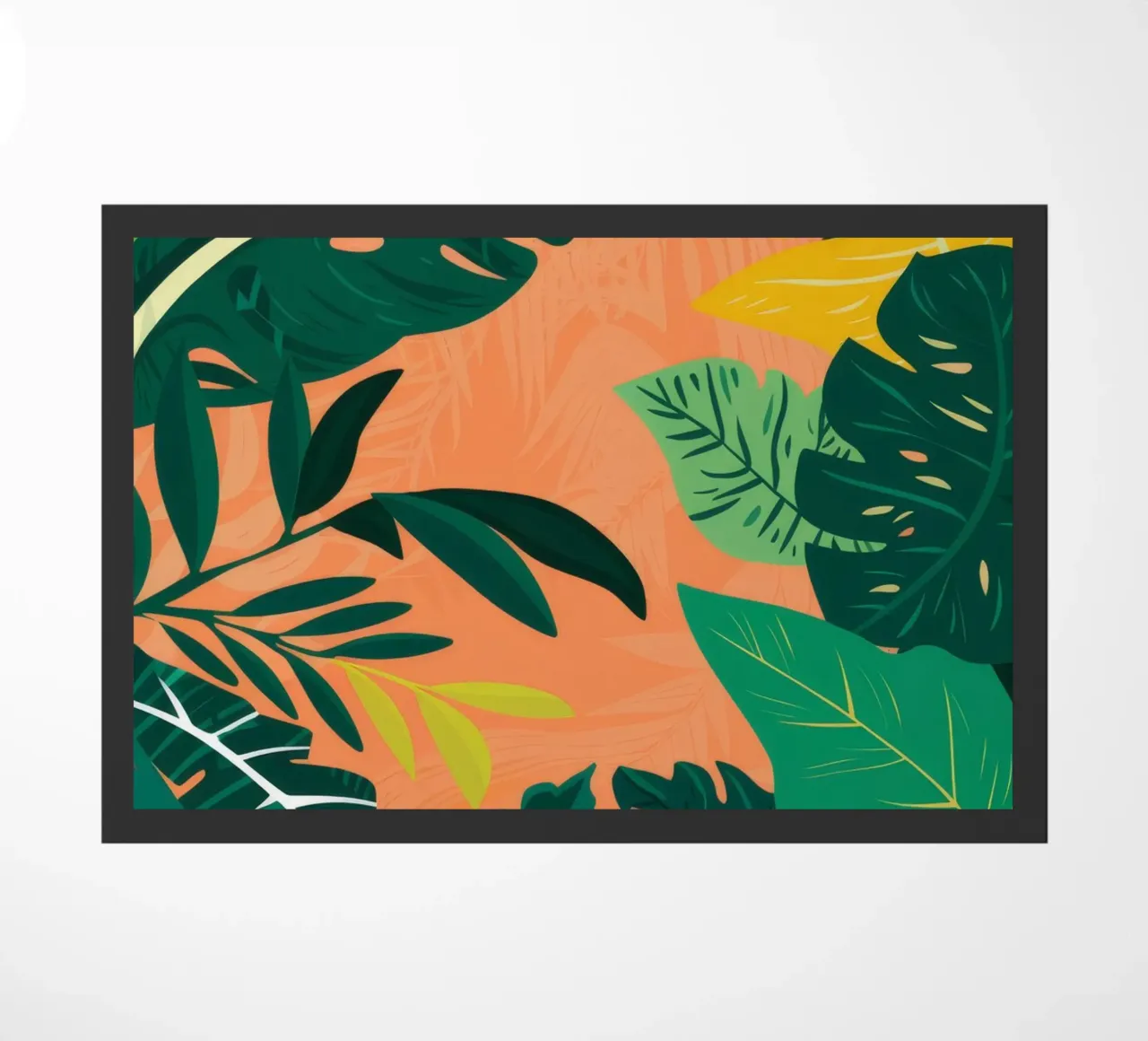 Sunset Jungle Hues doormat by Grande Serene
