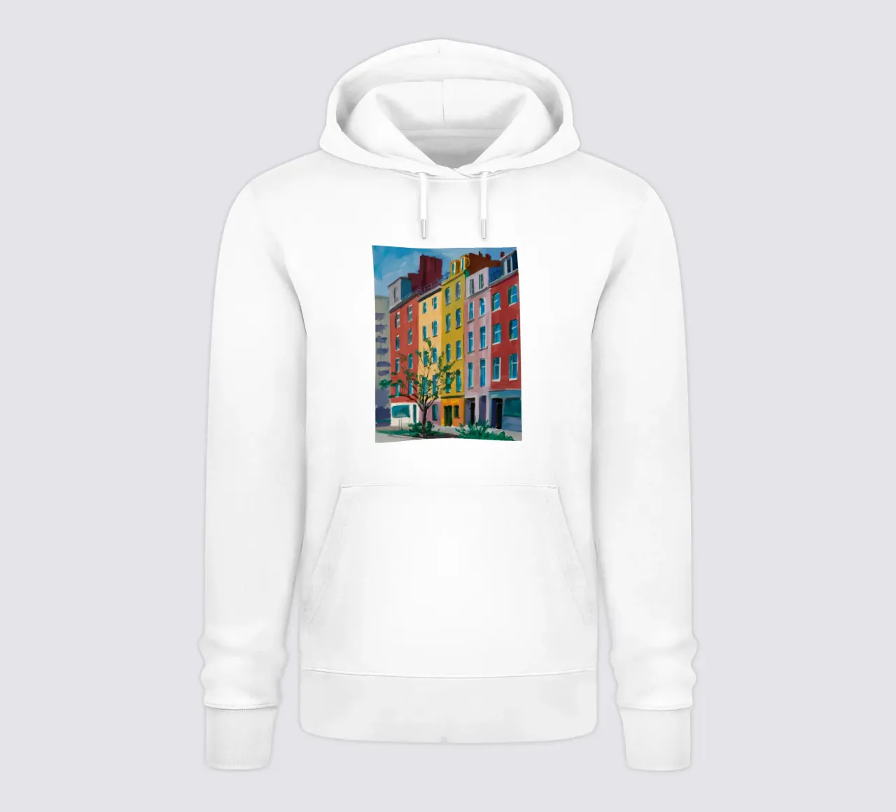 Facciate urbane arcobaleno felpa con cappuccio da Haven Mirage