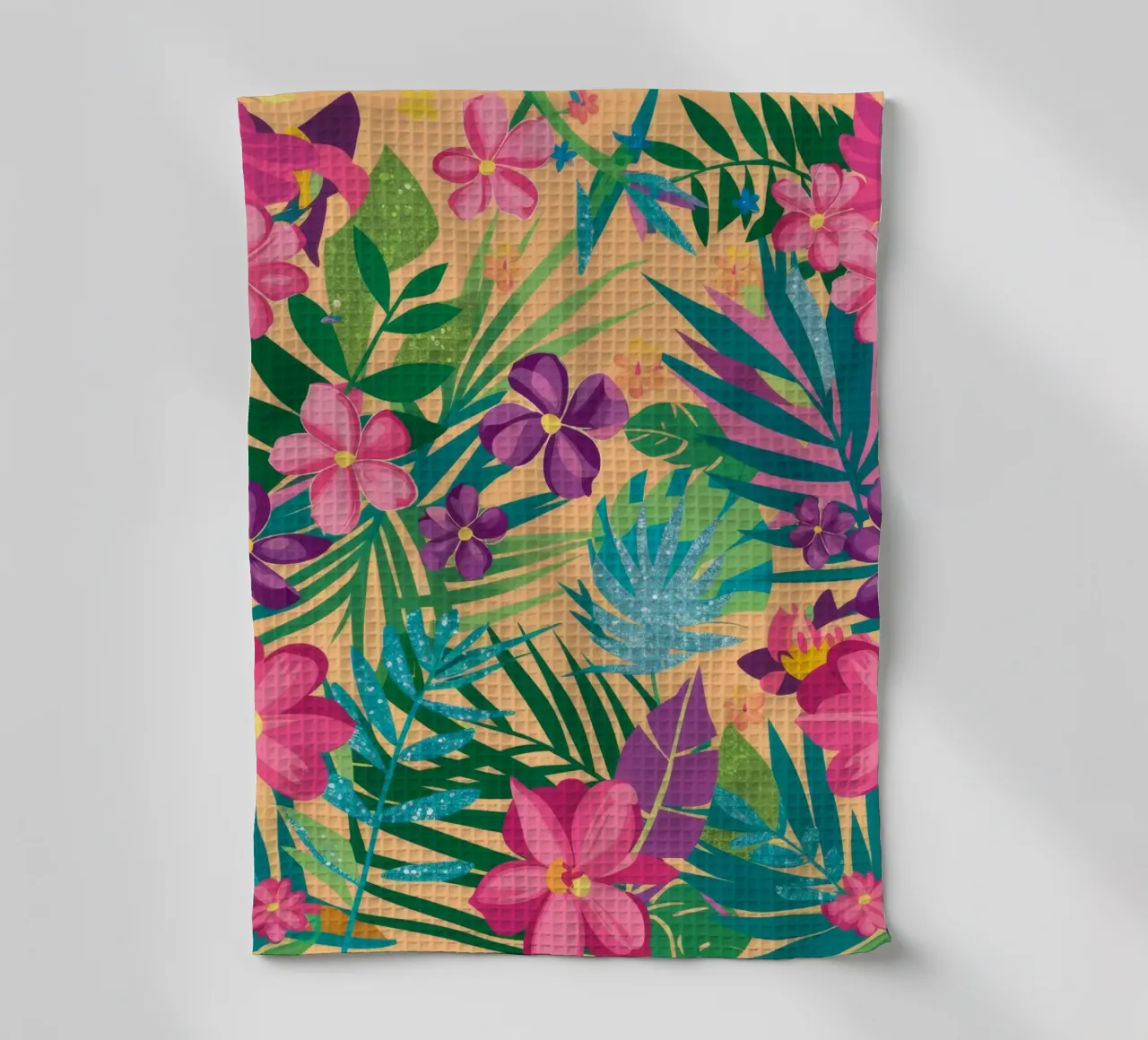 Pastel Tropic Dream tea towel by Grande Serene