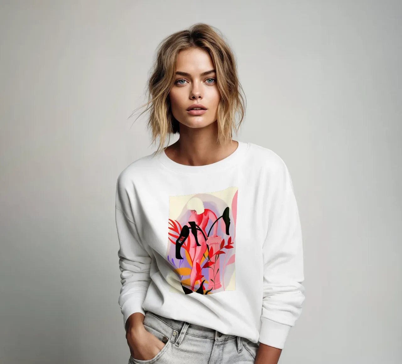 Invent Your Self felpa da Kika illu