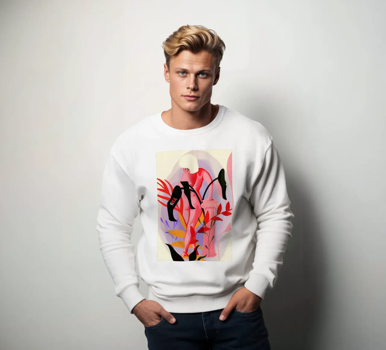 Invent Your Self felpa da Kika illu