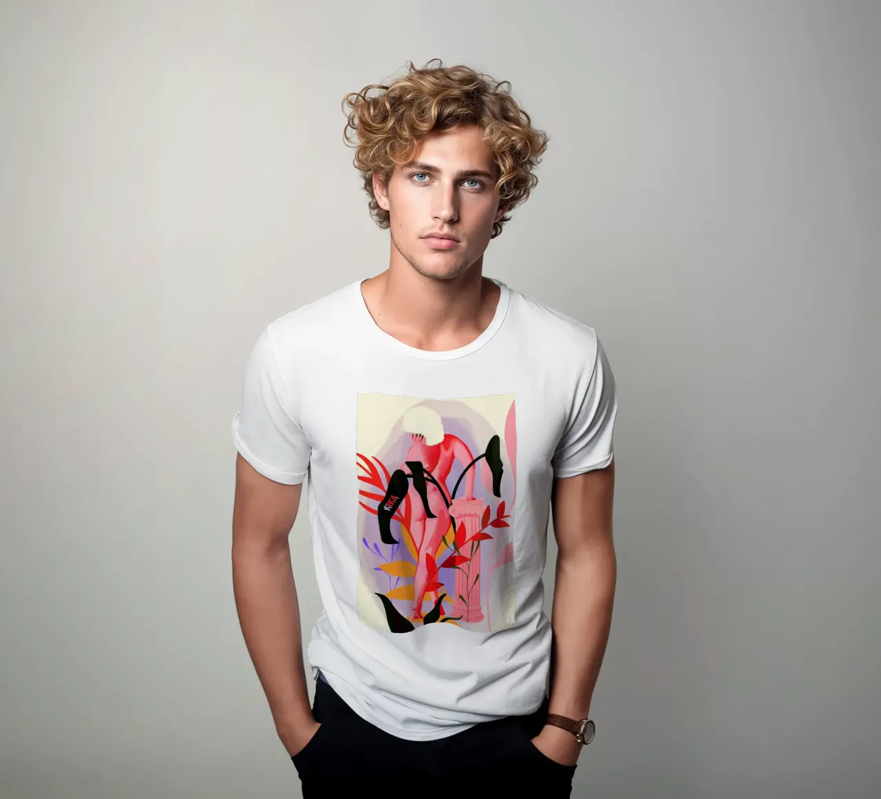 Invent Your Self t-shirt da Kika illu