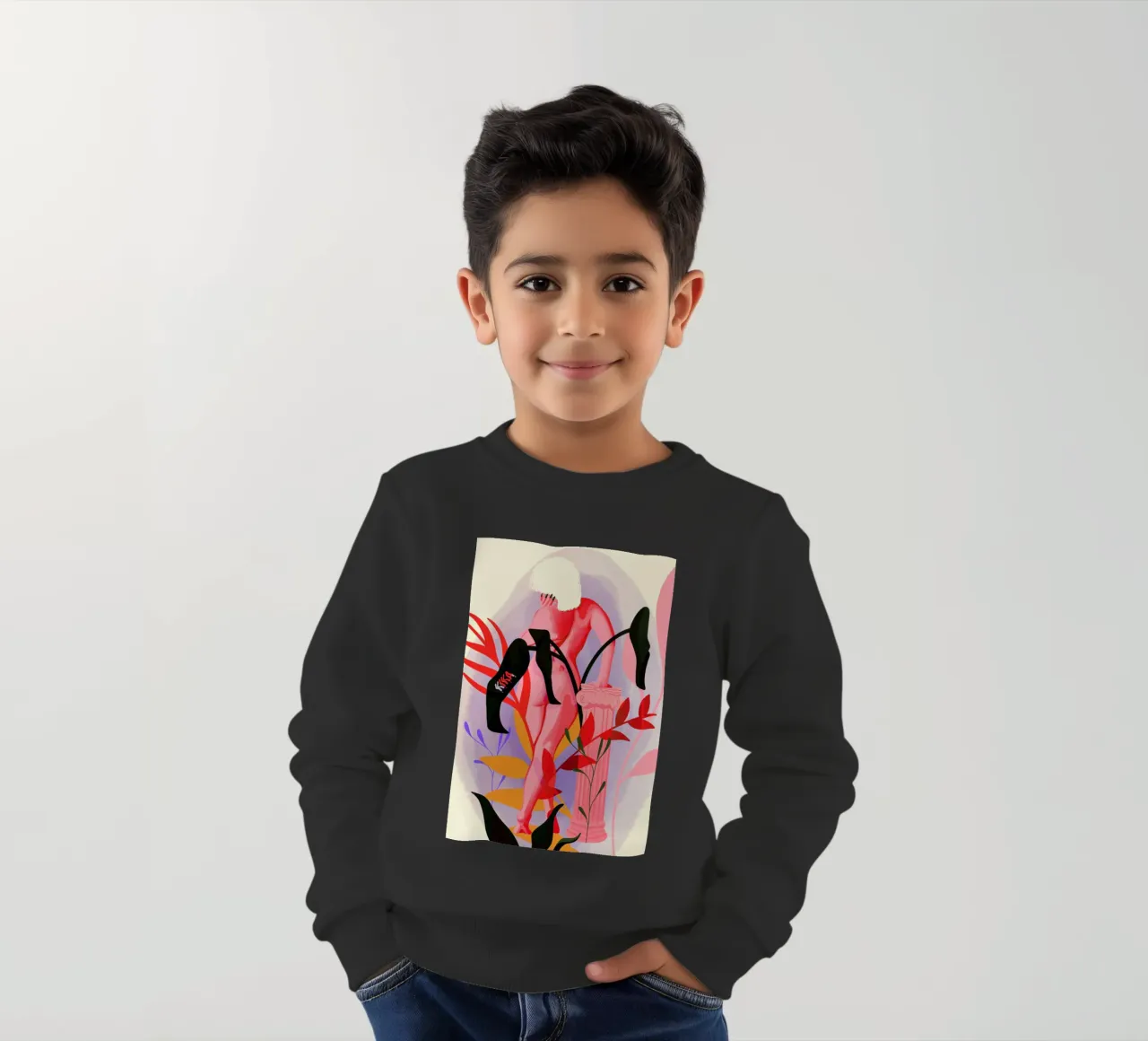 Invent Your Self felpa bambino da Kika illu