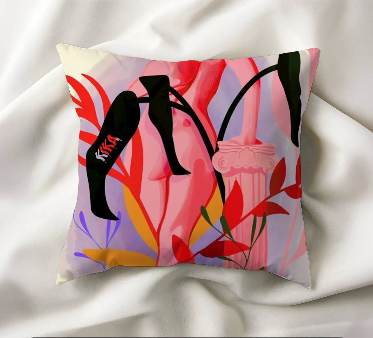 Invent Your Self cuscino da Kika illu