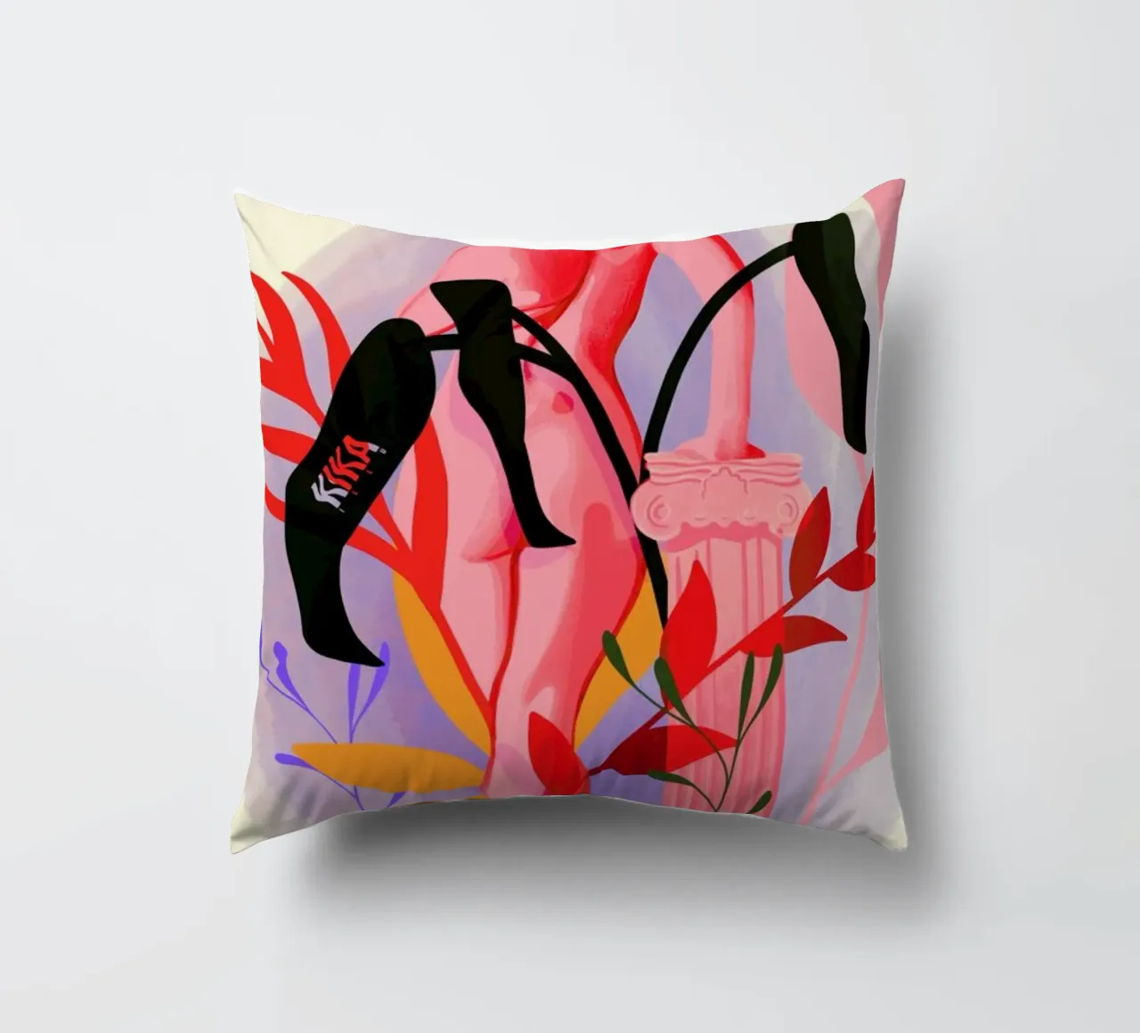 Invent Your Self cuscino da Kika illu
