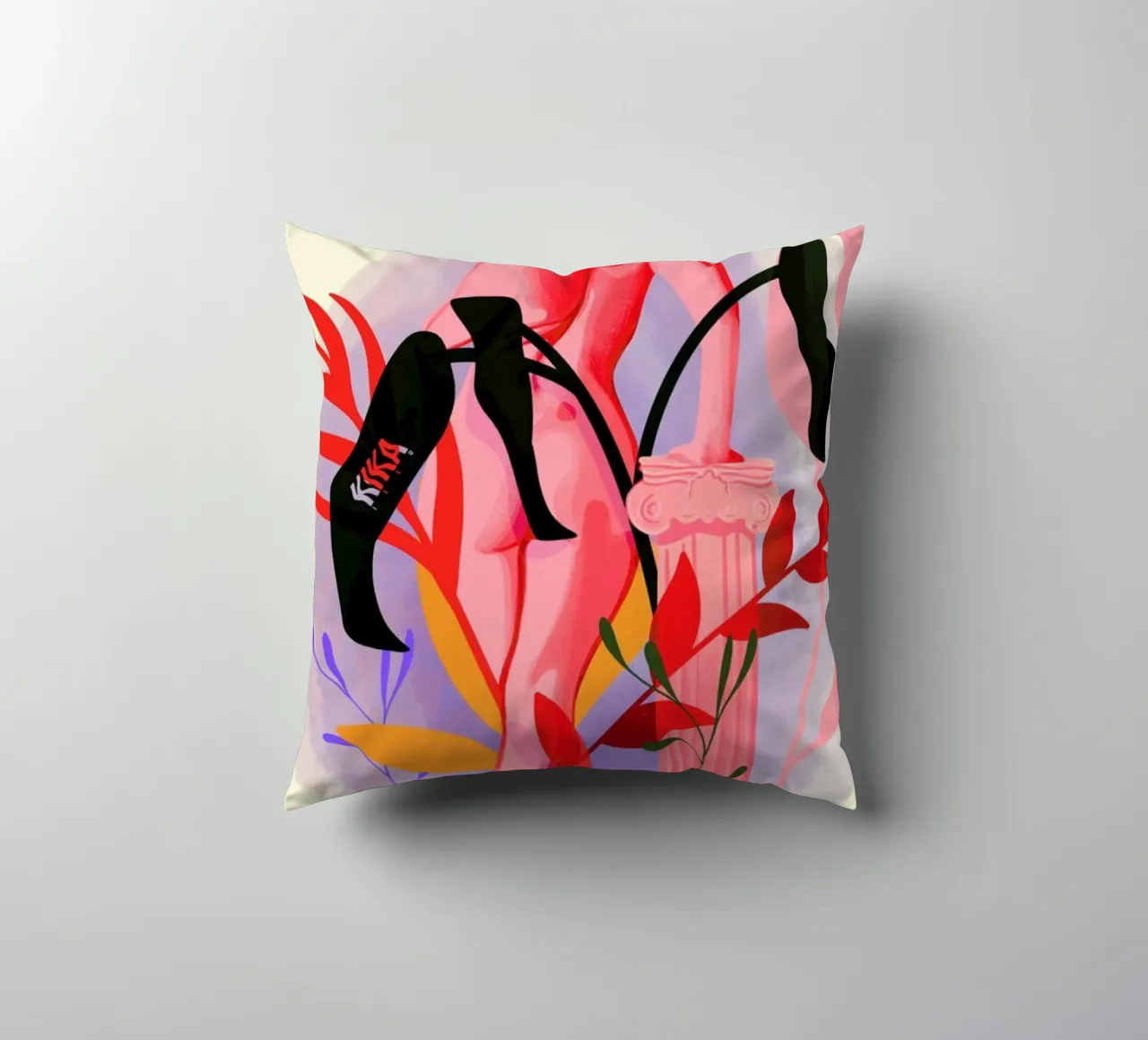 Invent Your Self cuscino da Kika illu