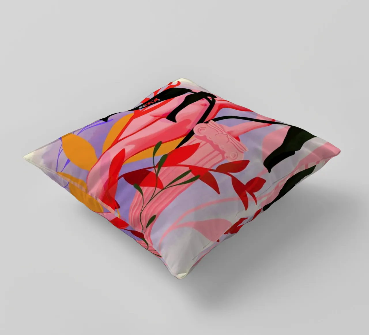 Invent Your Self cuscino da Kika illu