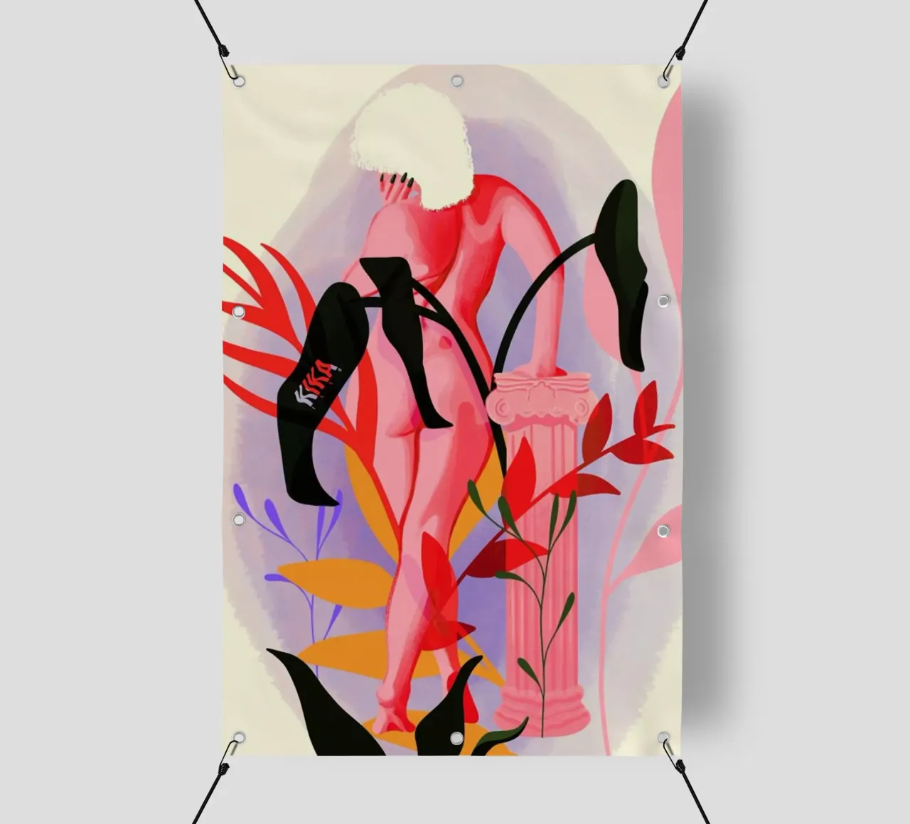 Invent Your Self telo in pvc da Kika illu