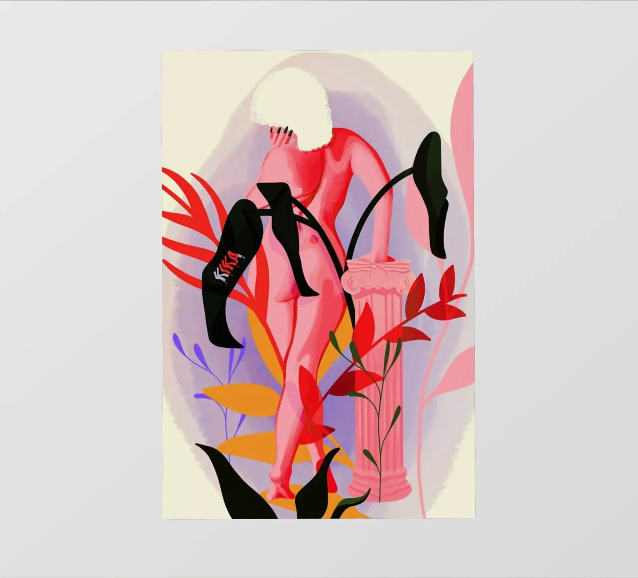 Invent Your Self telo in pvc da Kika illu