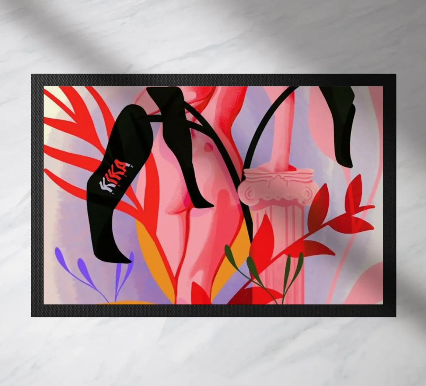 Invent Your Self doormat by Kika illu