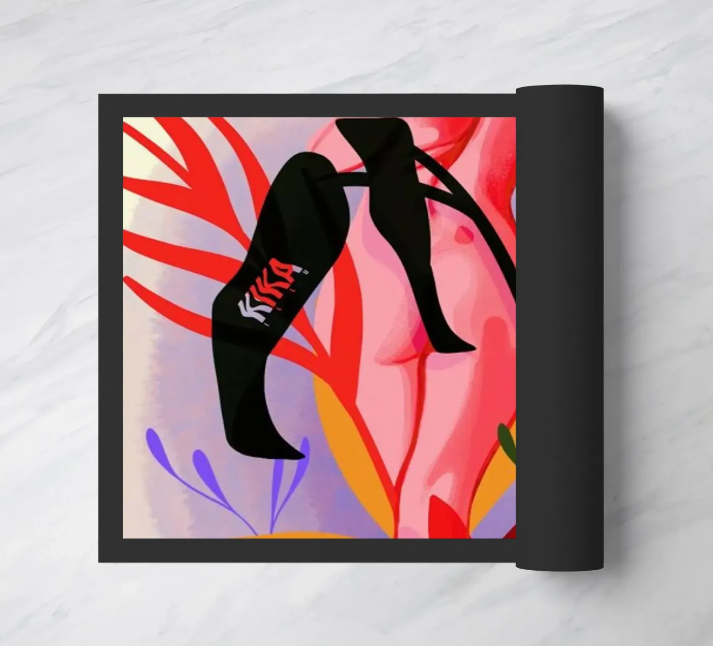 Invent Your Self doormat by Kika illu