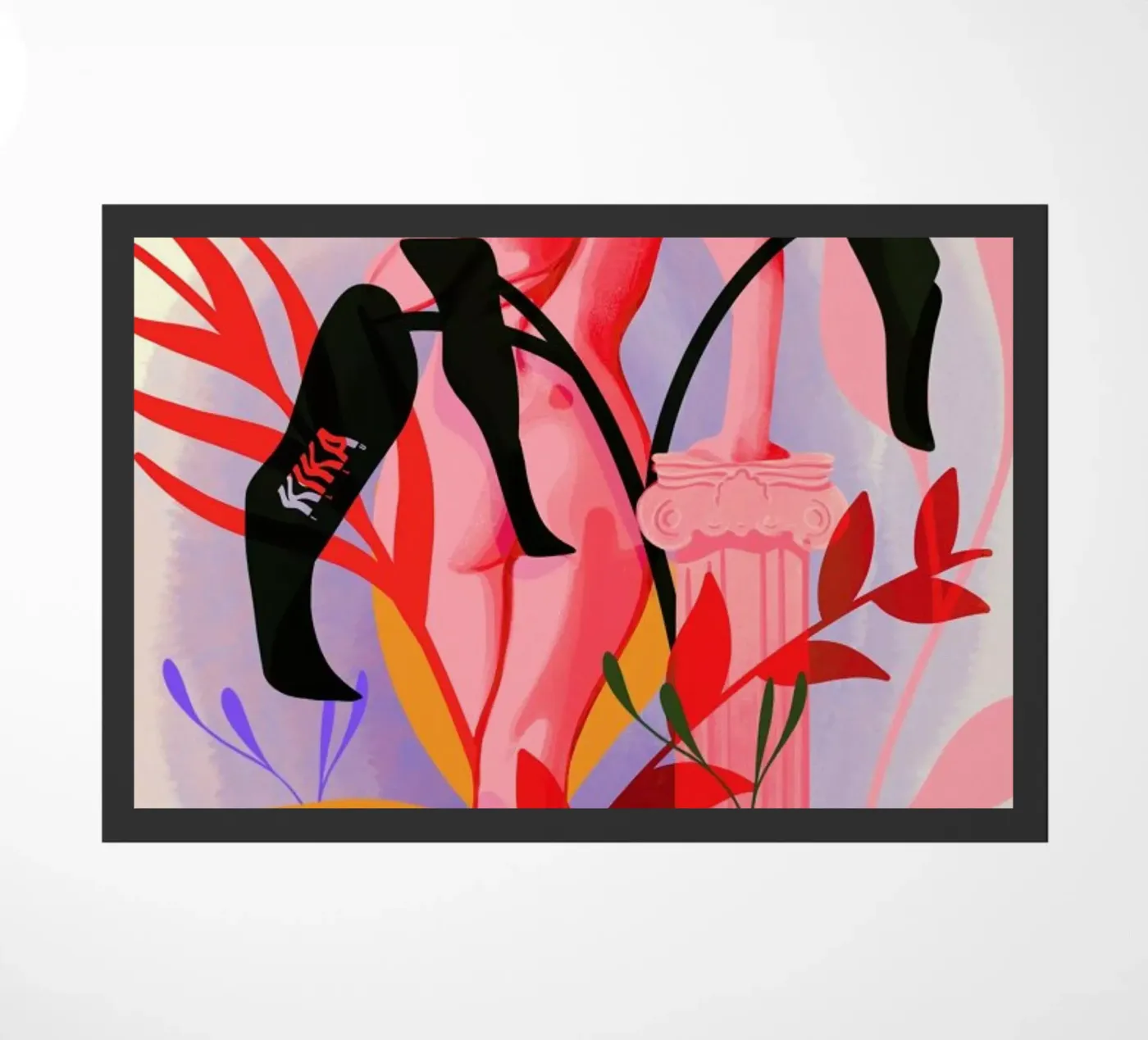 Invent Your Self doormat by Kika illu