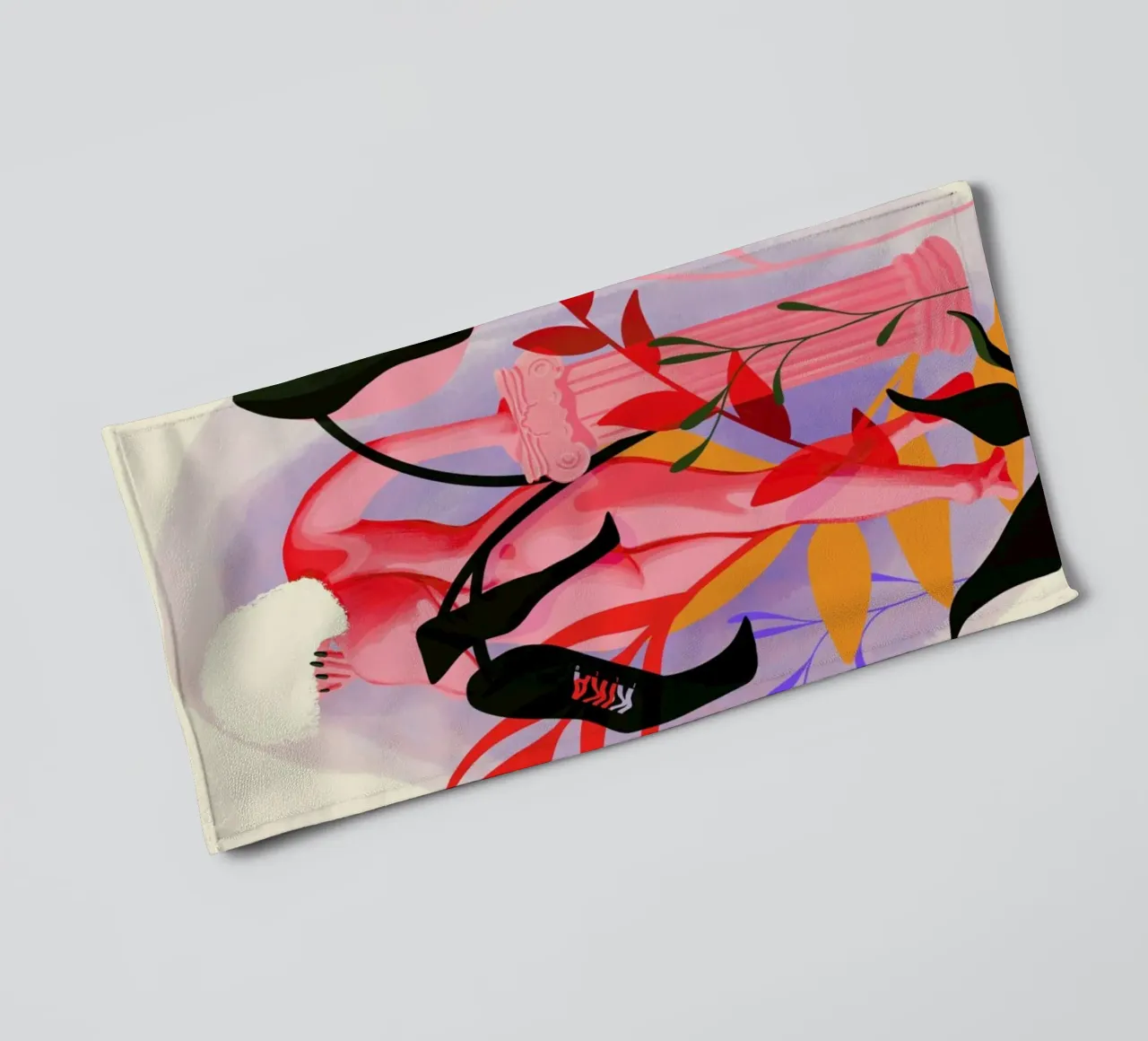 Invent Your Self asciugamano da bagno da Kika illu