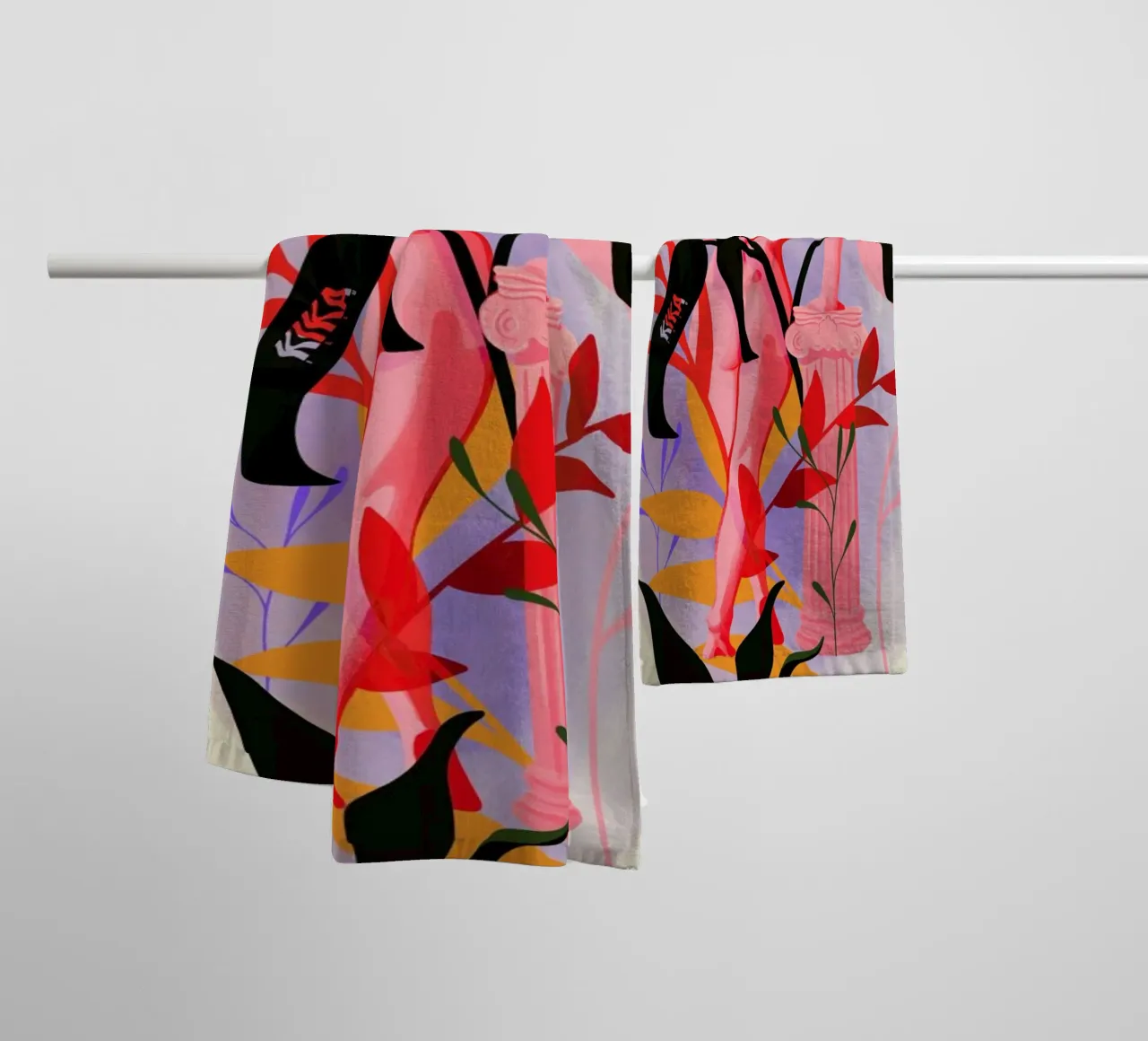 Invent Your Self asciugamano da bagno da Kika illu