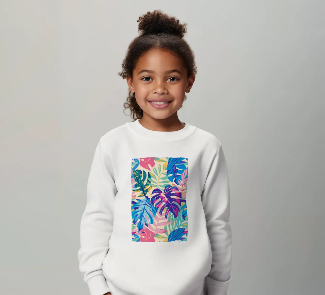 Mostro neon luminoso felpa bambino da Grande Serene