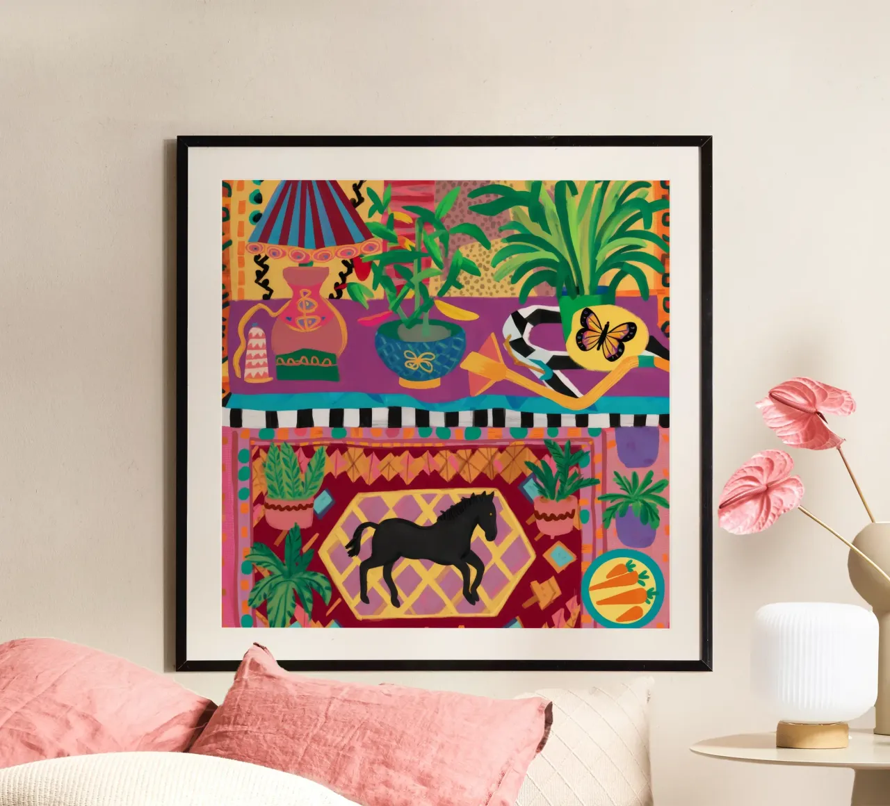 Reitwandteppich Traum Poster von Paez Harmony
