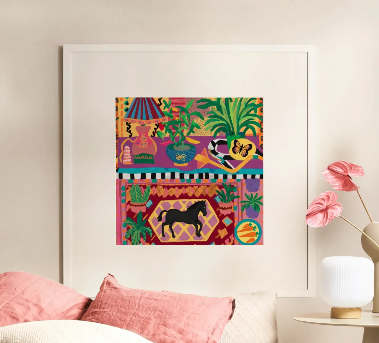 Reitwandteppich Traum Poster von Paez Harmony