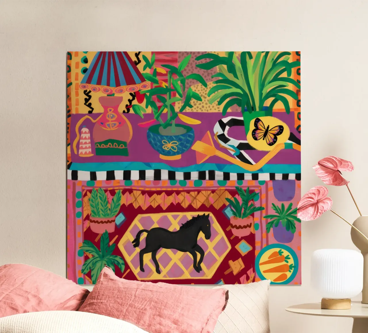 Reitwandteppich Traum Poster von Paez Harmony