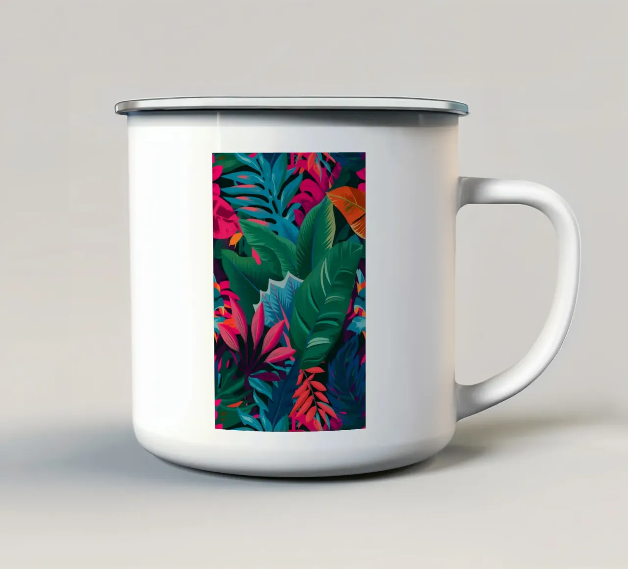Fuschia Forest Fantasy tazza in smalto da Grande Serene