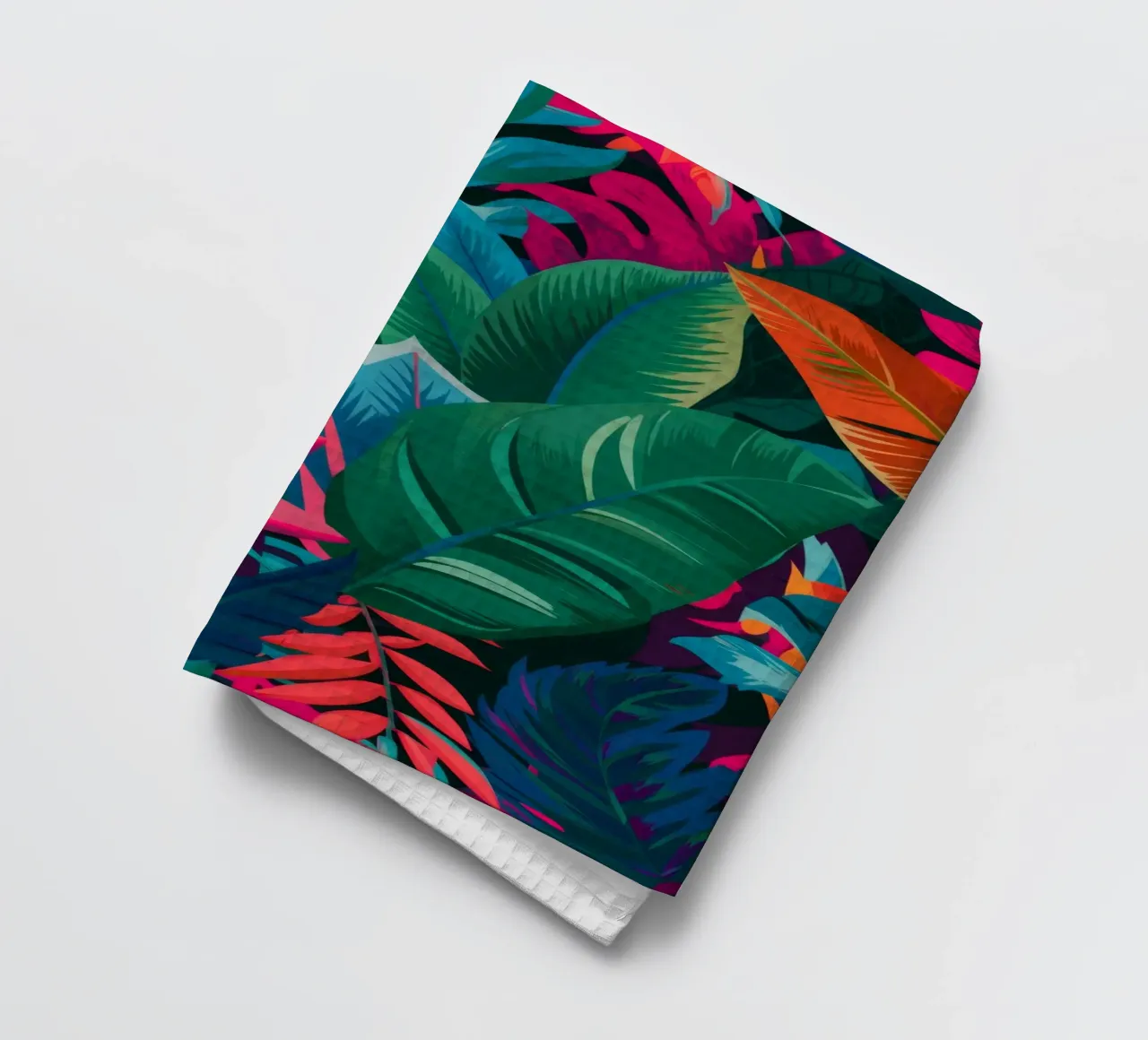 Fuschia Forest Fantasy tea towel by Grande Serene