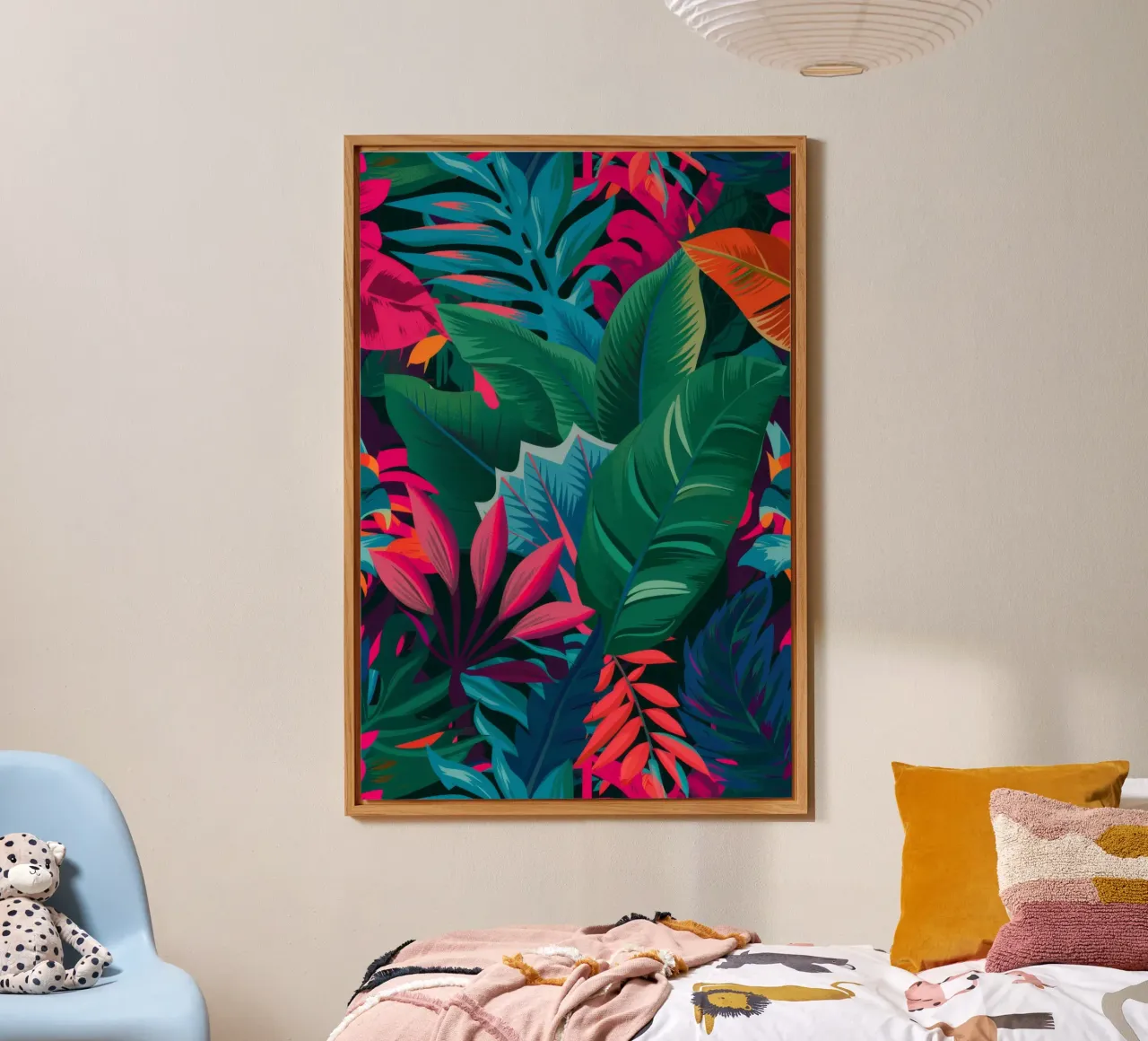 Fuschia Forest Fantasy alluminio dibond da Grande Serene