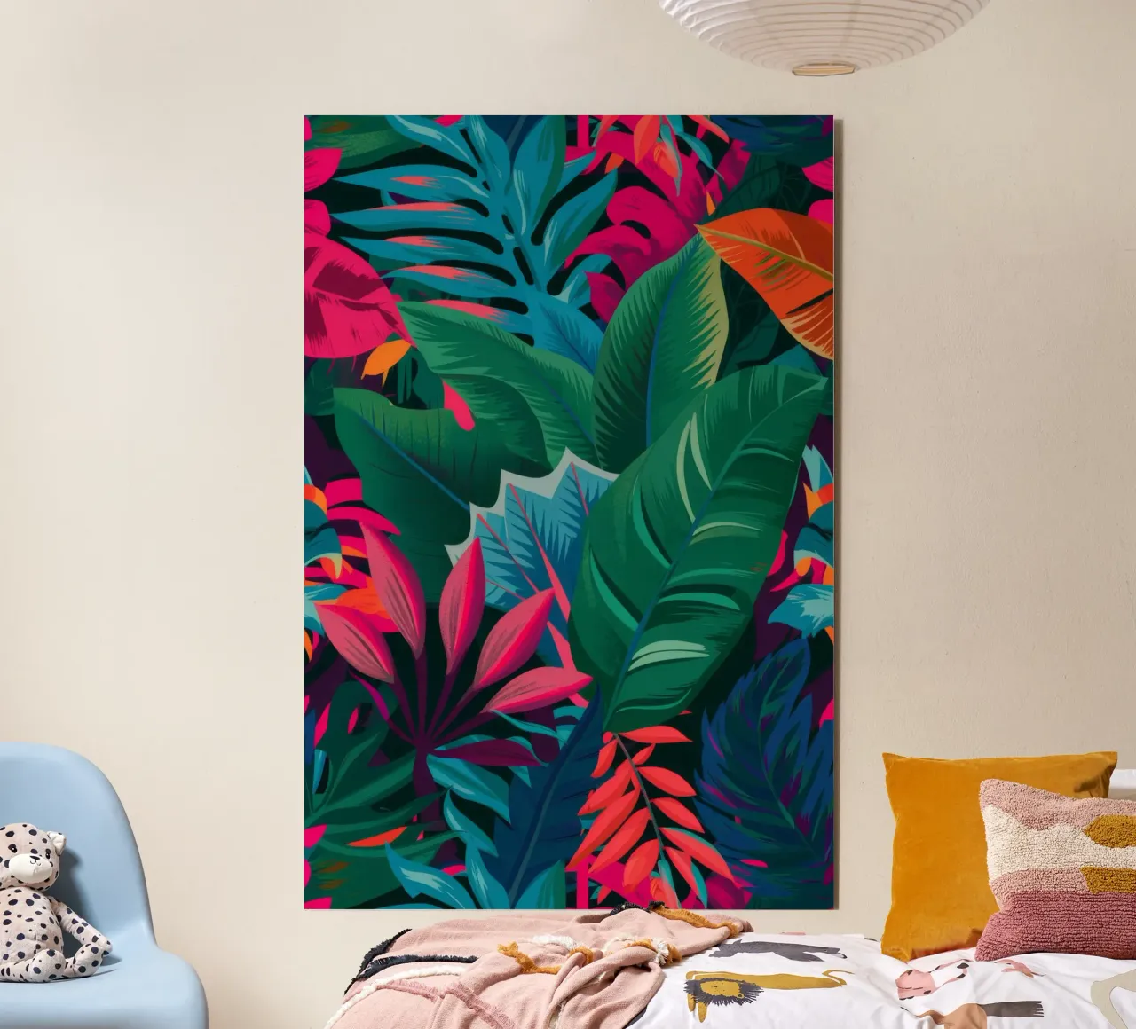 Fuschia Forest Fantasy alluminio dibond da Grande Serene