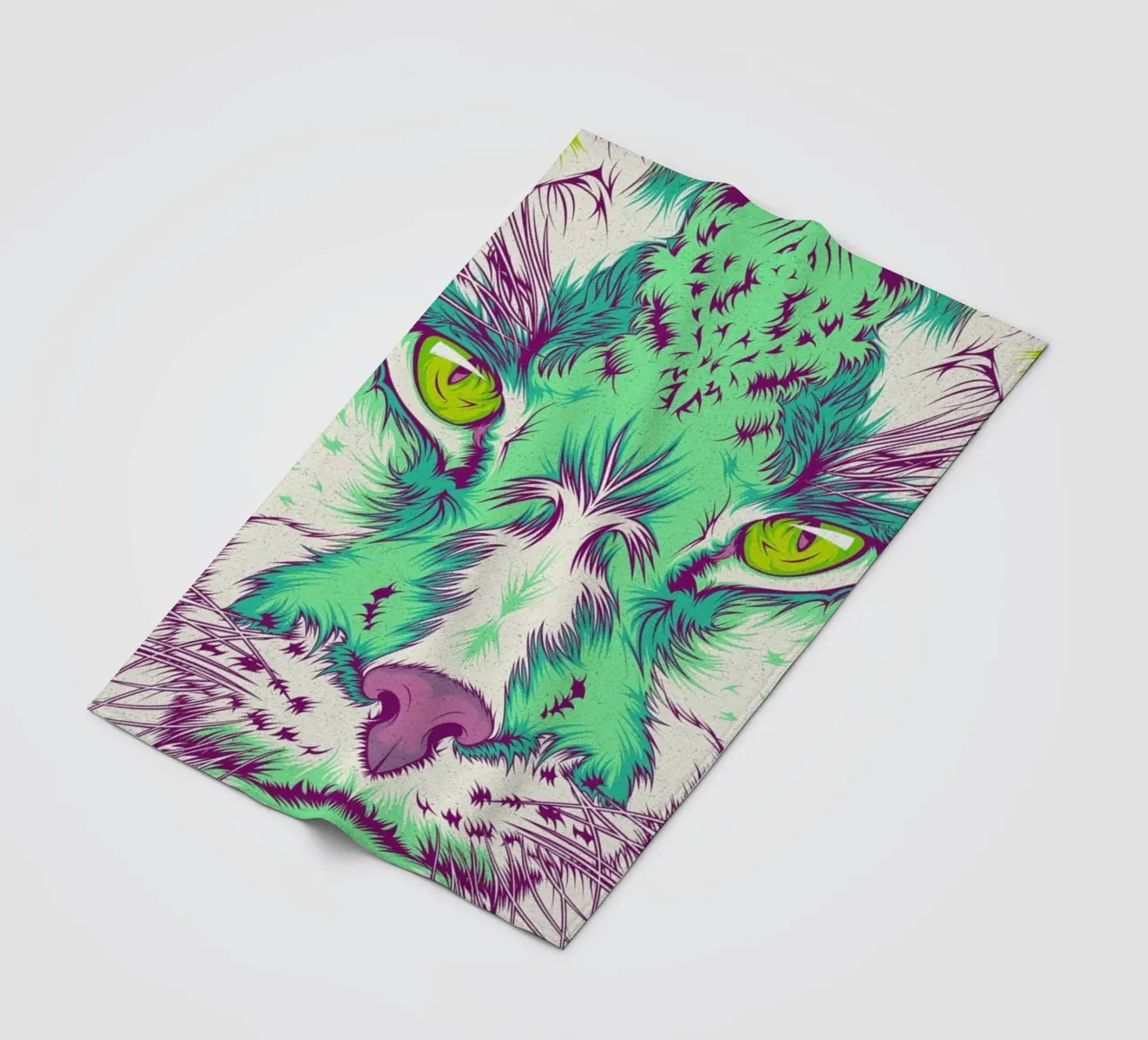 Lynx Fleecedecke von Cranio Dsgn