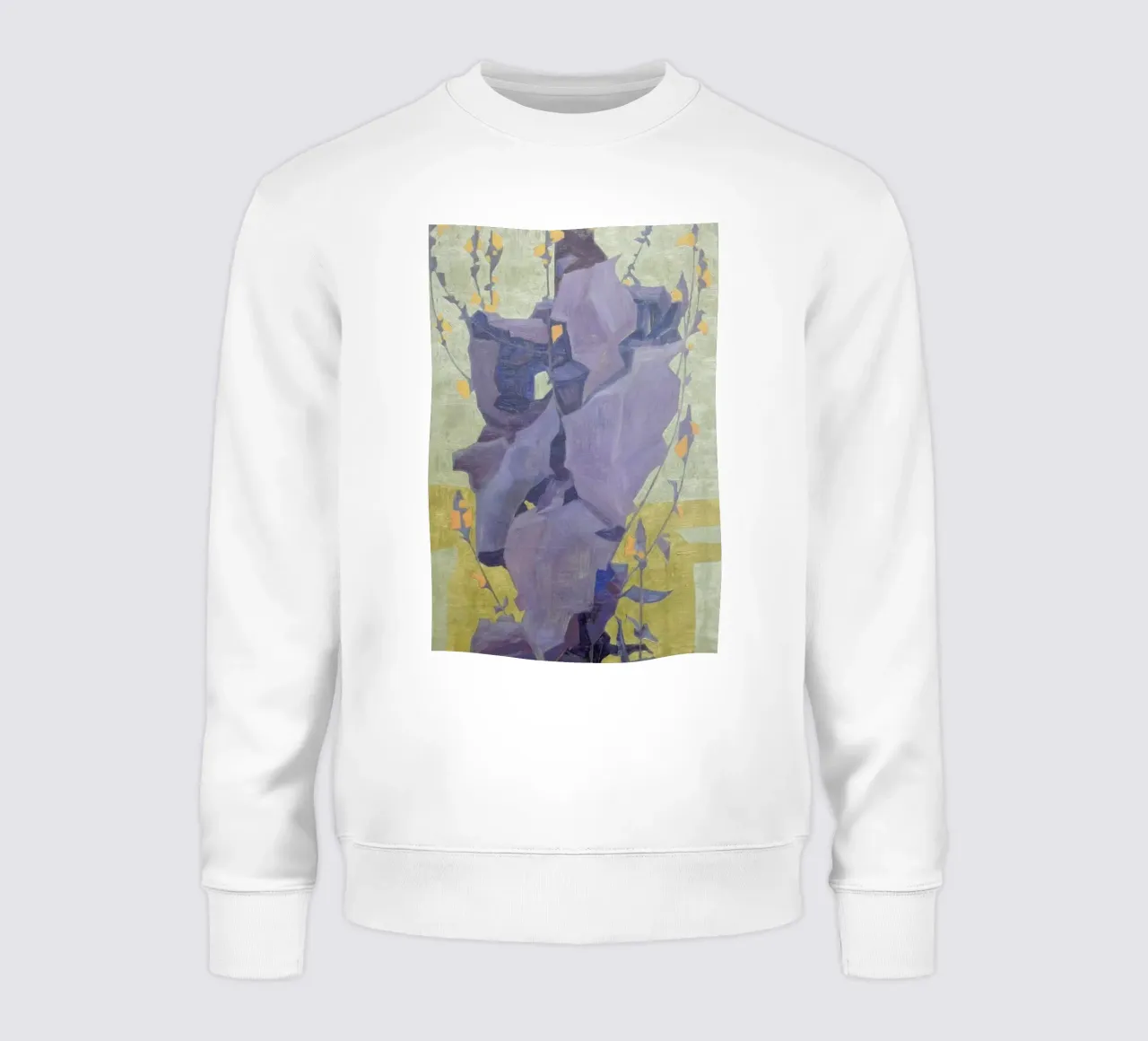 Schiele - Stylised Flowers II felpa da Vintage by JUNIQE