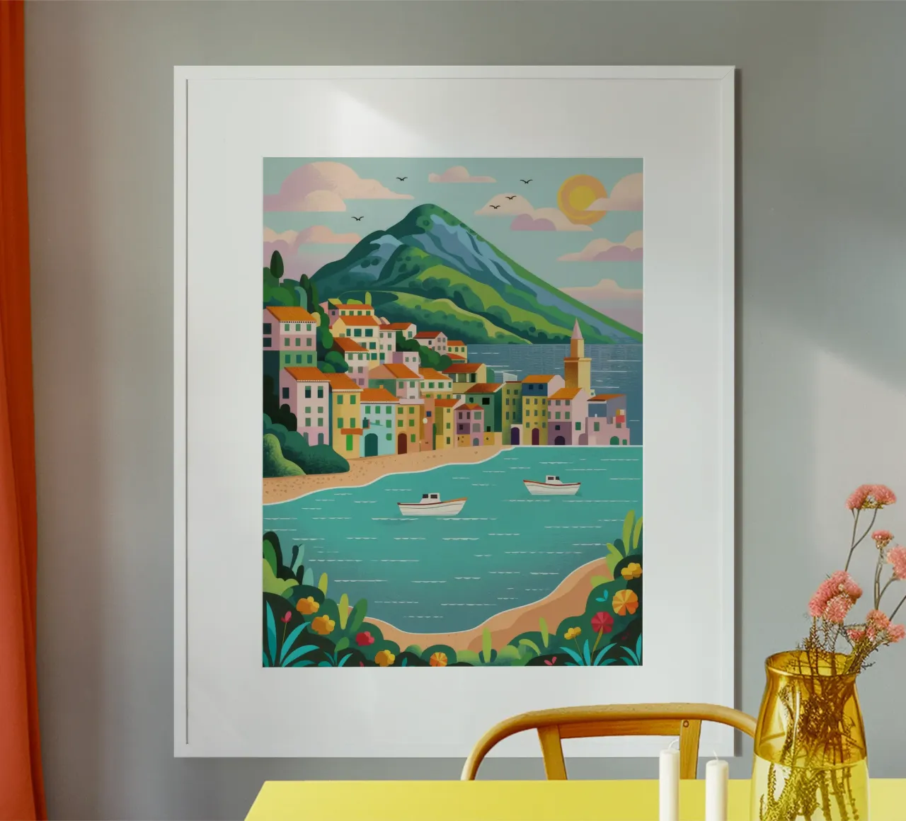 Lakeside Mountain Majesty poster da Paez Harmony