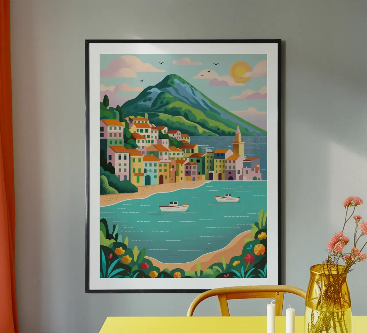 Lakeside Mountain Majesty poster da Paez Harmony