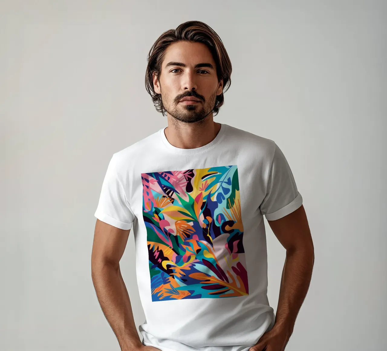 Dschungel Abstraktion Splash T-Shirt von Haven Mirage