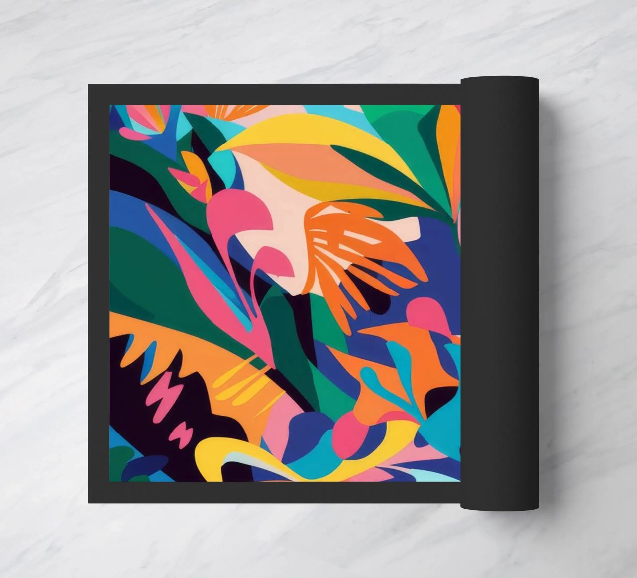 Jungle Abstraction Splash doormat by Haven Mirage