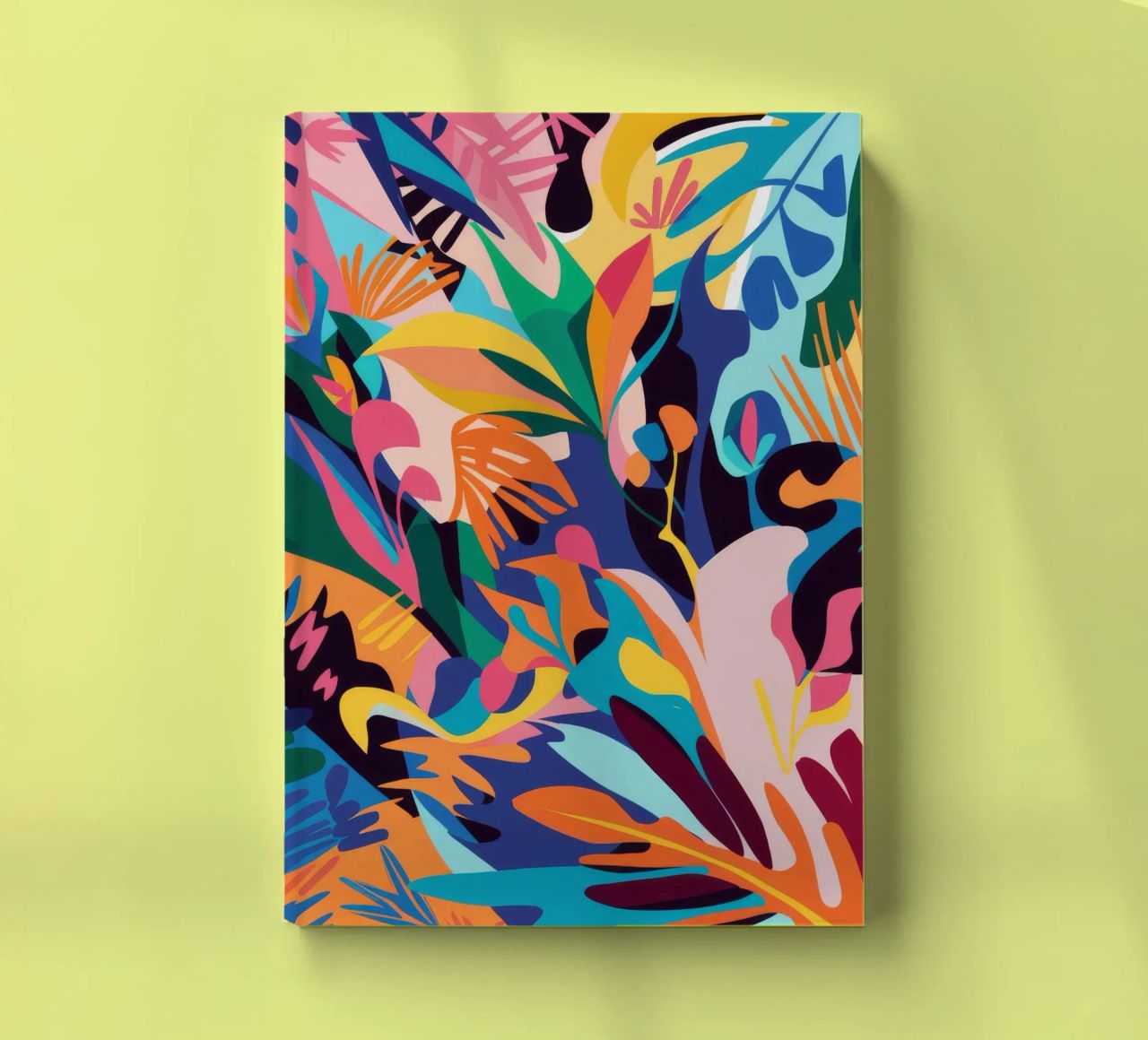 Jungle Abstraction Splash notebook by Haven Mirage