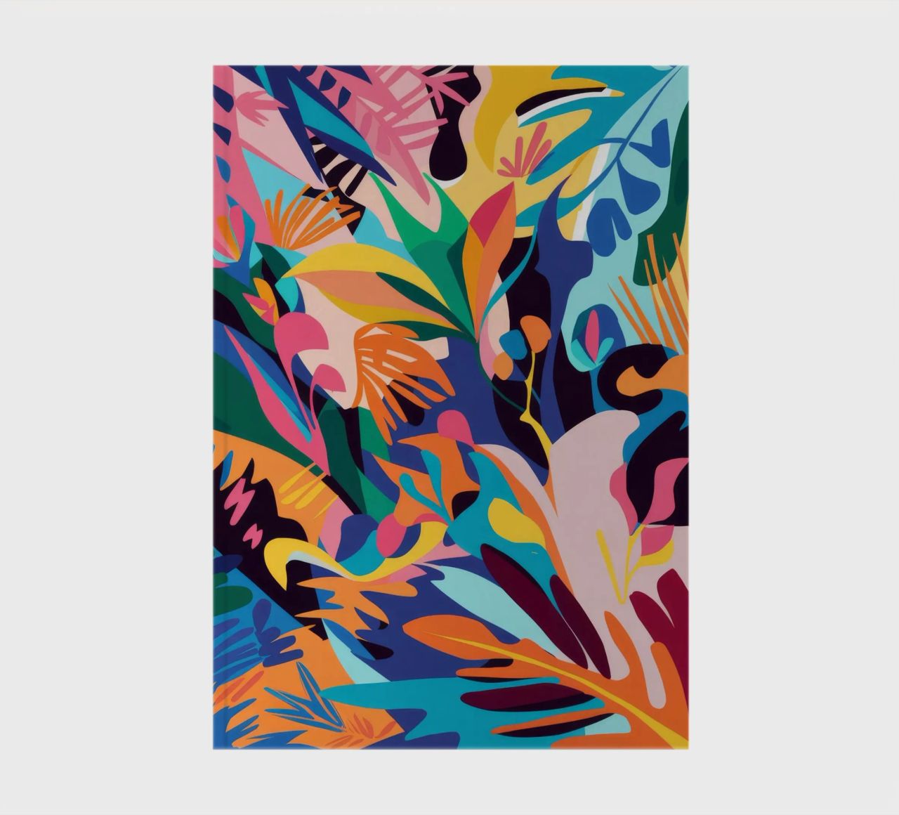 Jungle Abstraction Splash notebook by Haven Mirage